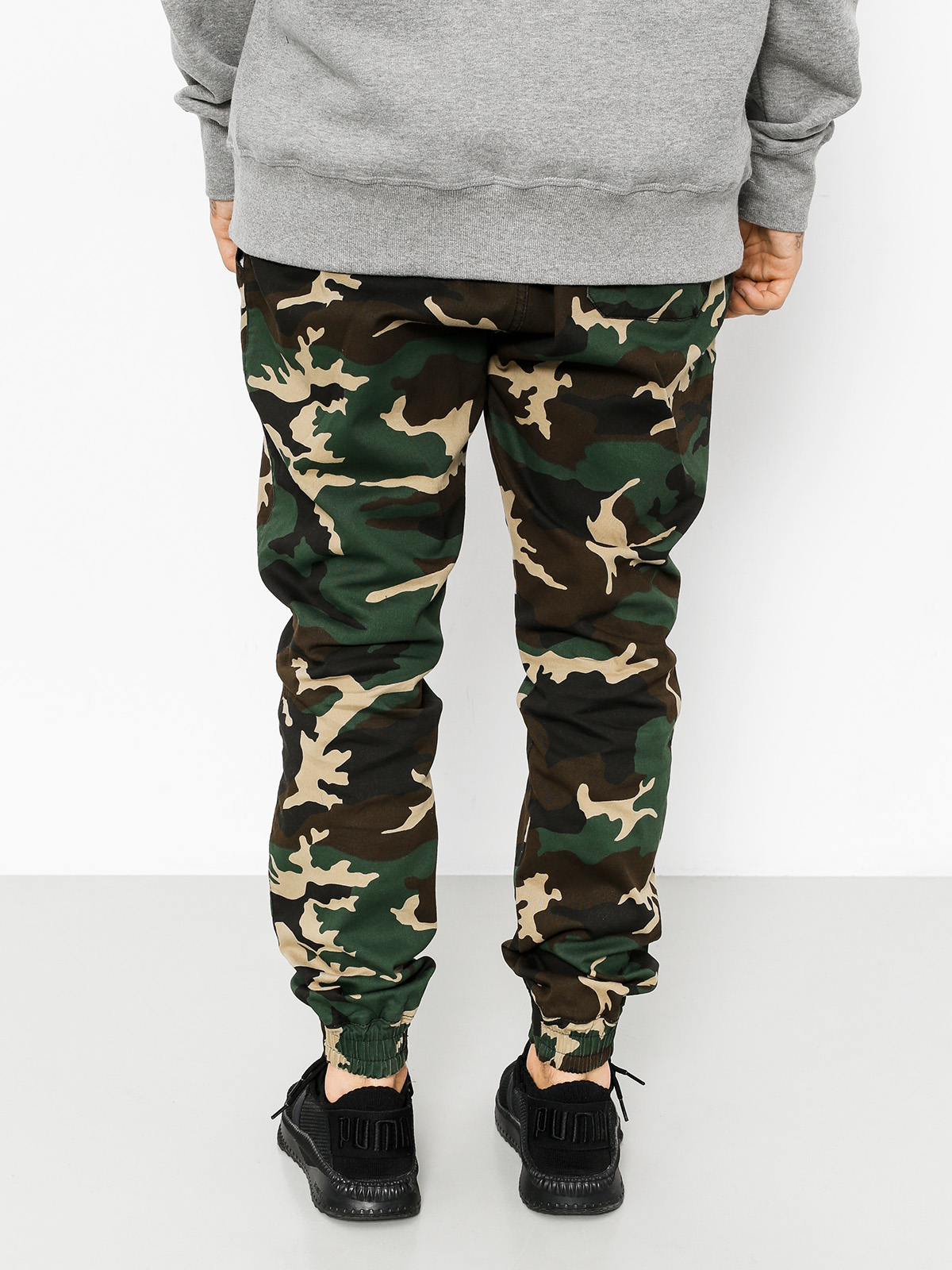 Diamante Wear Kalhoty Rm Classic Jogger (woodland camo)