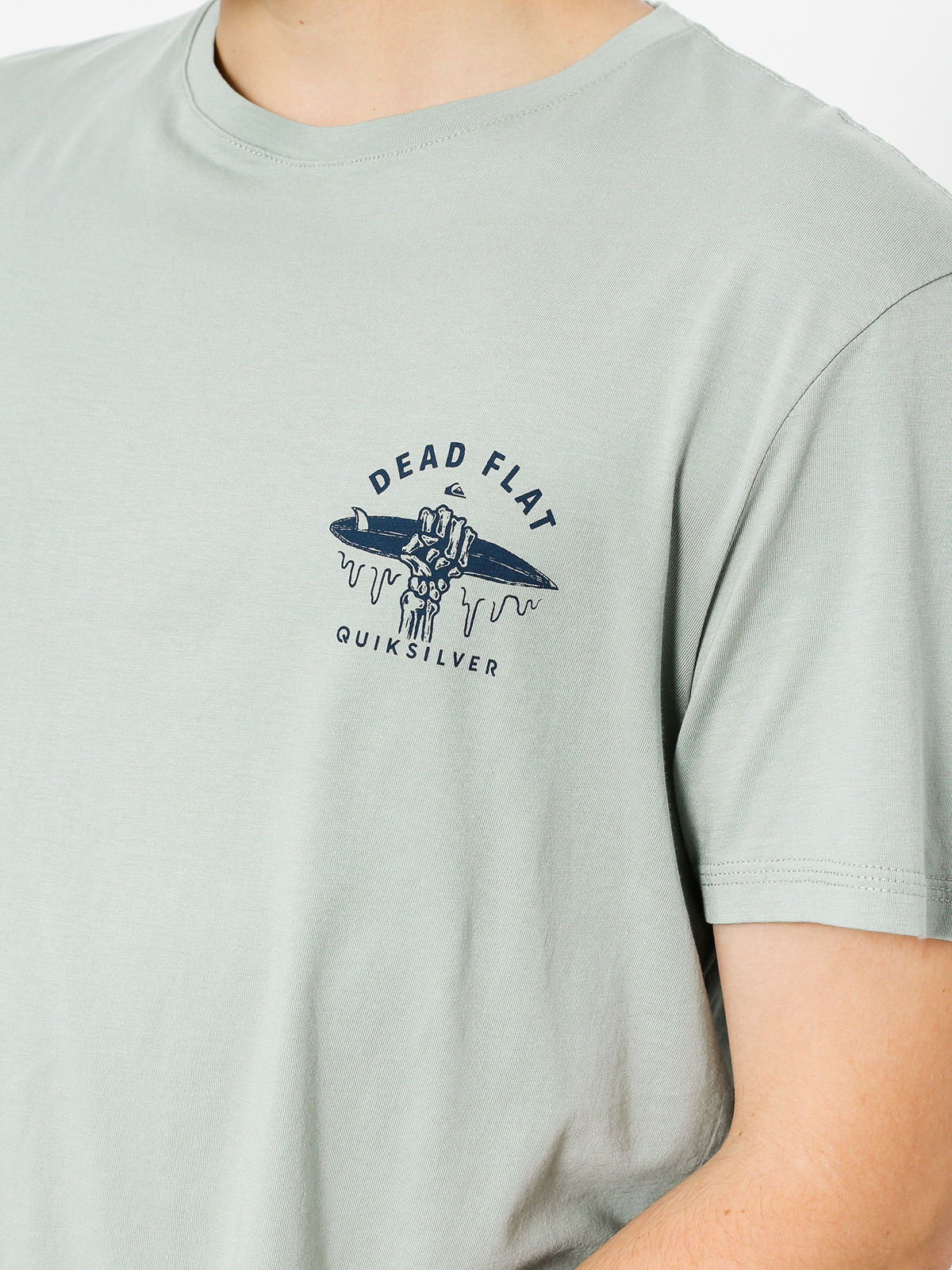 Quiksilver Tričko Garment Dye Dead Flat (slate gray)