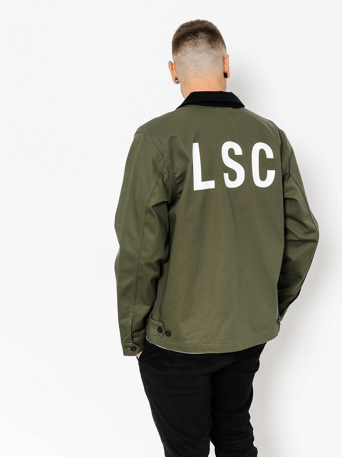 Bunda Levi's Mechanic (ivy green big lsc white)