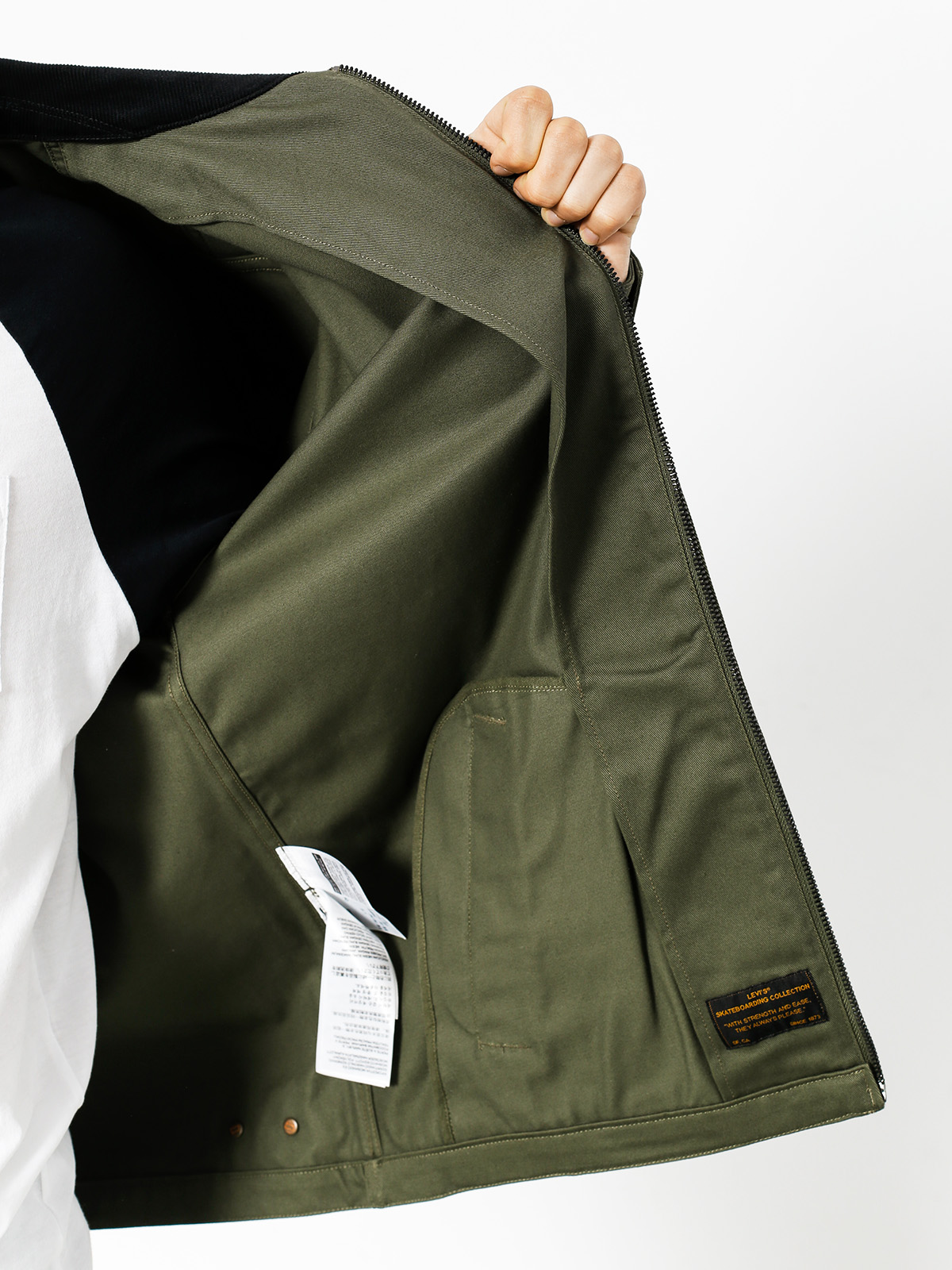 Bunda Levi's Mechanic (ivy green big lsc white)