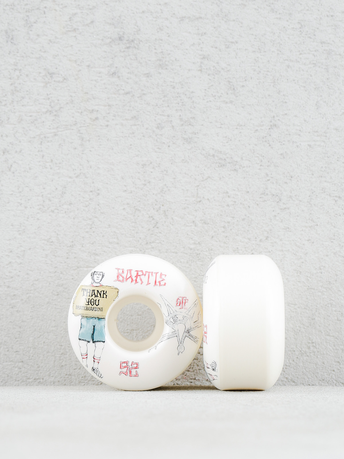 Kolečka Bones Bartie Thank You Streettech Formula V1 (white/white)