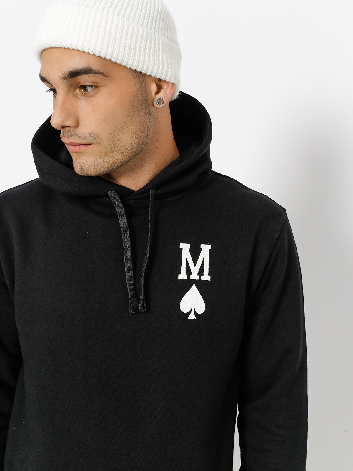 Mikina s kapucí Malita King Of Card HD (black)