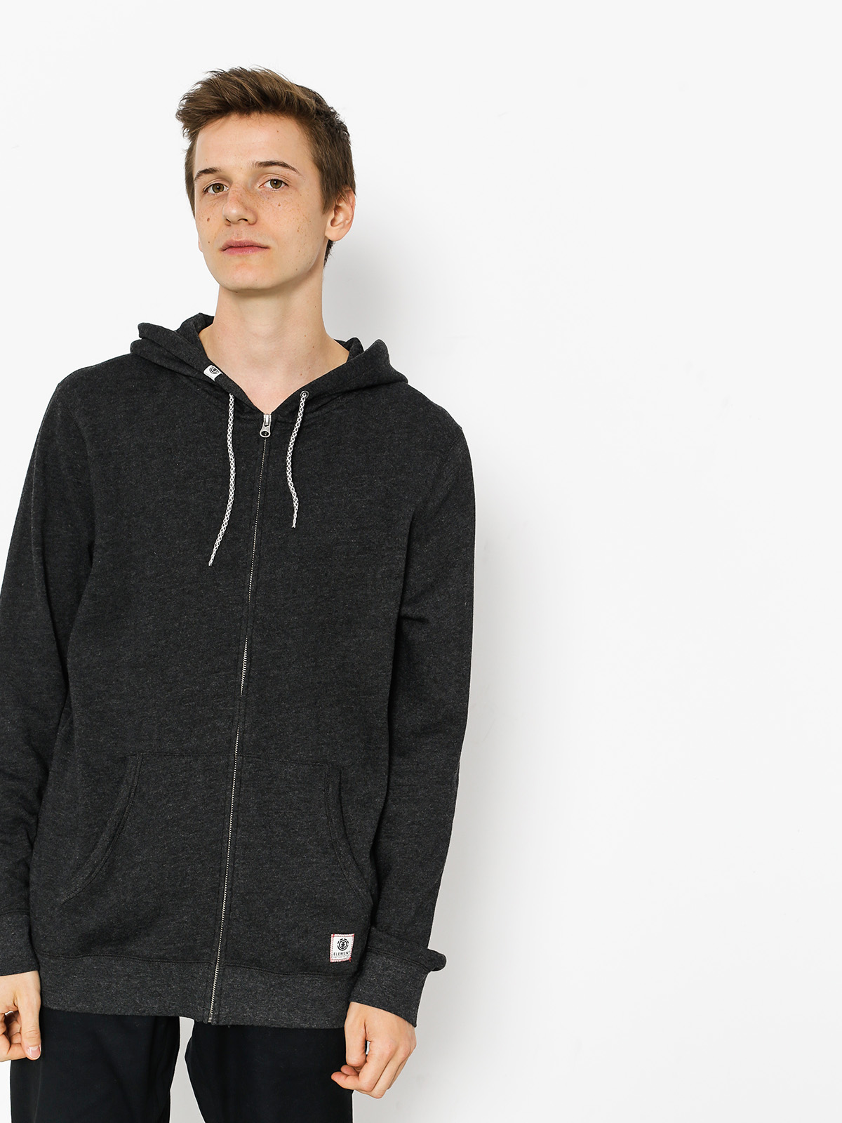 Mikina s kapucí Element Cornell Overdye ZHD (charcoal heather)