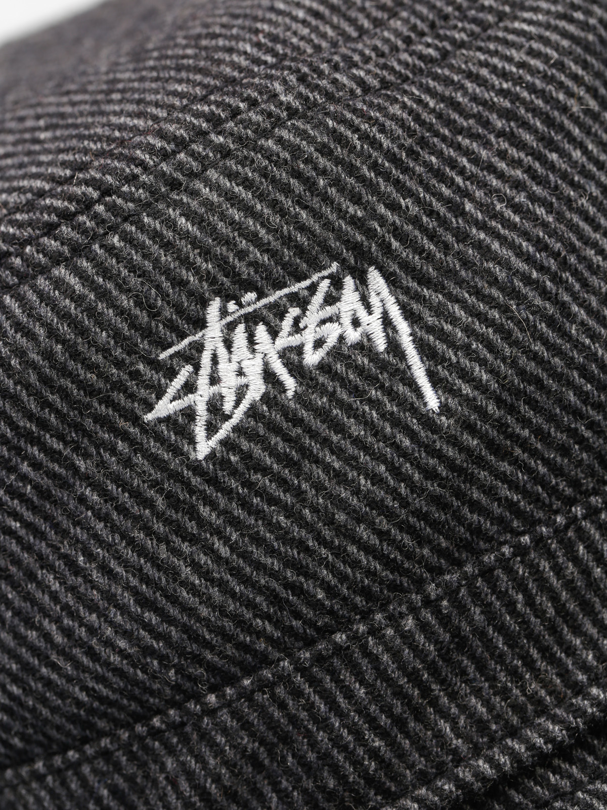 Klobouk Stussy Textured Wool Bucket Hat (black)