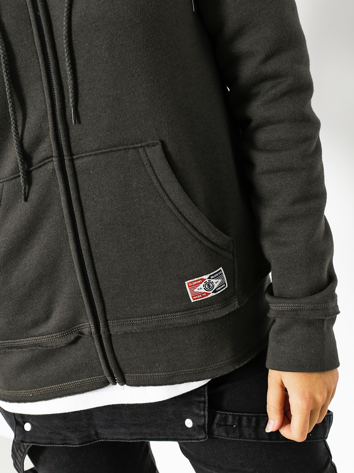 Mikina Element Stevie Wmn (off black)