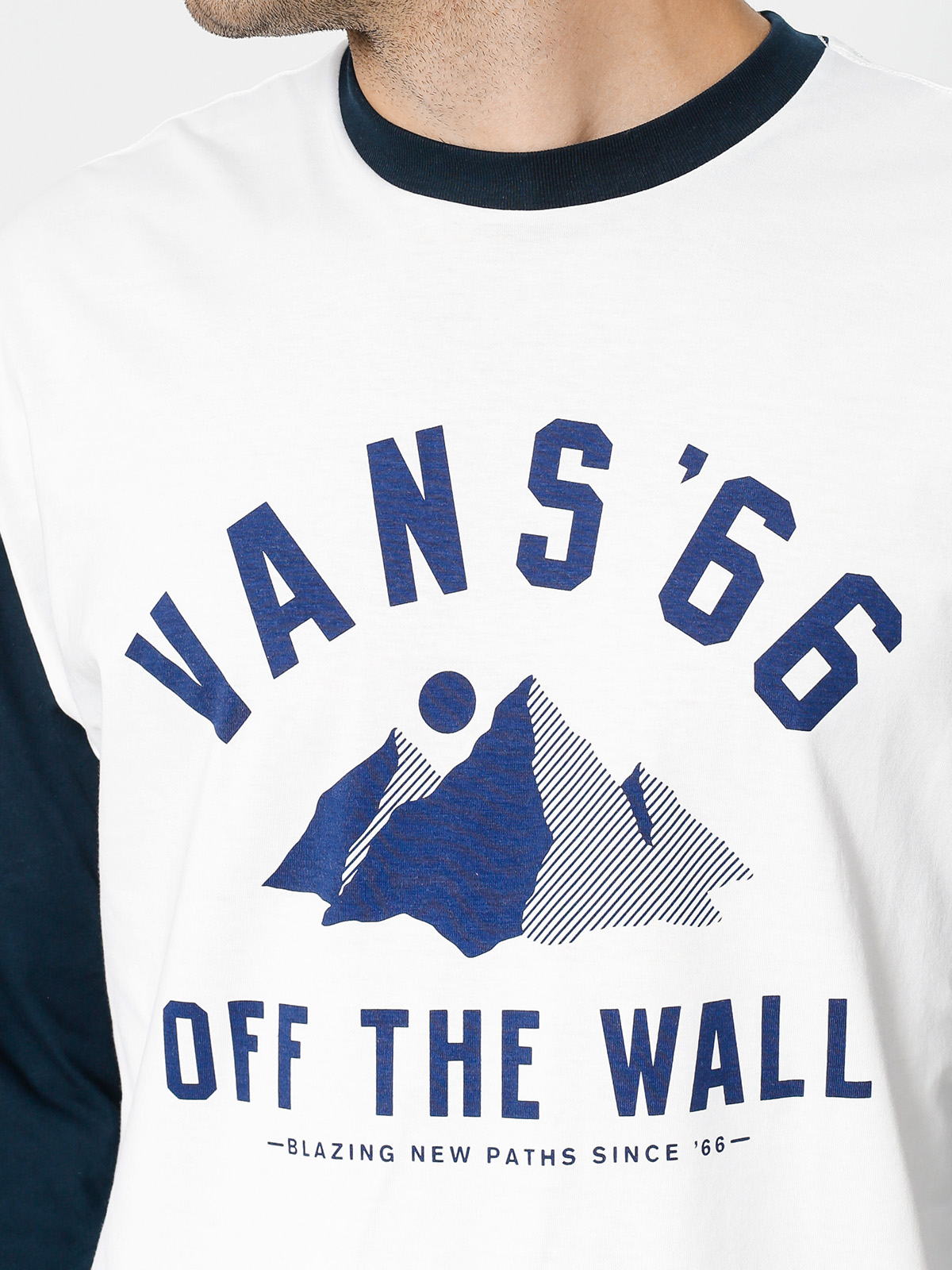 Triko Vans Blazing Set In (white/navy)