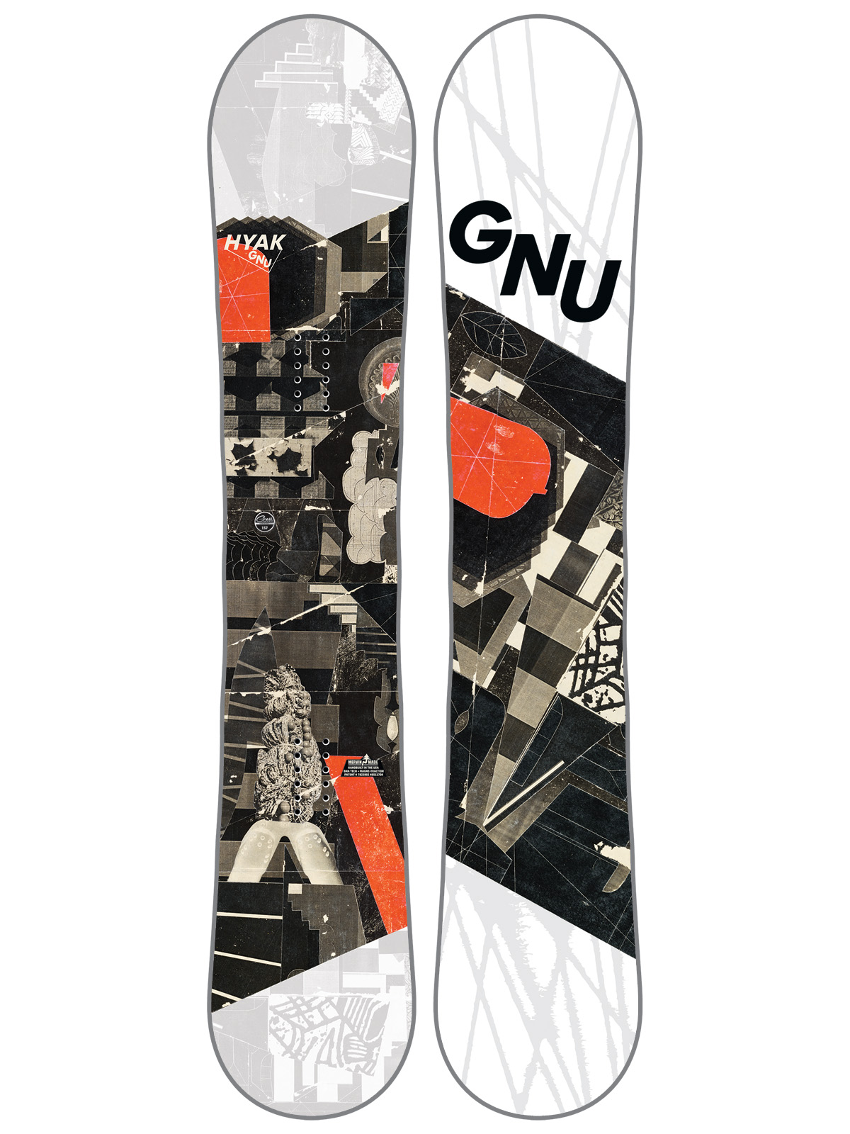 Pánská Snowboard Gnu Hyak Btx (multi)