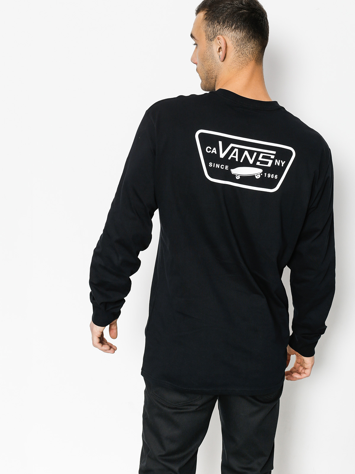 Triko Vans Full Patch Back (black/white)