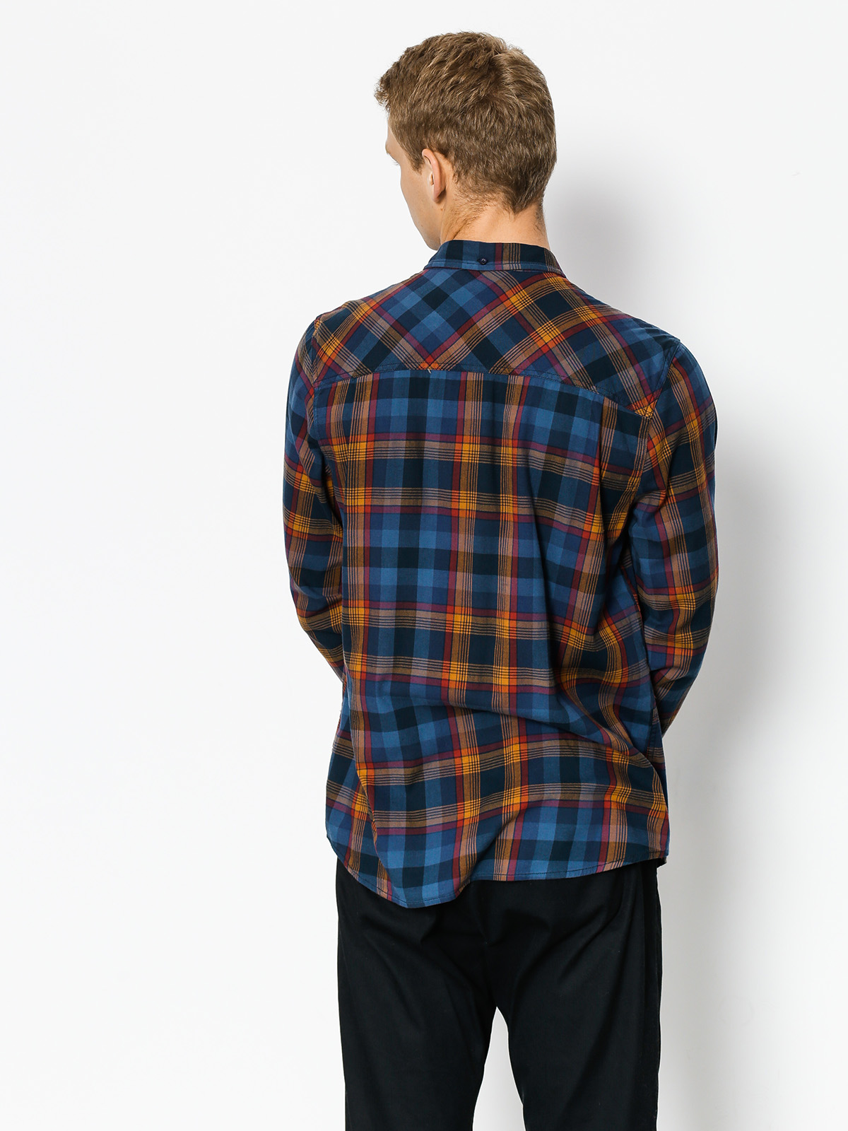 Košile Element Buffalo Ls (eclipse navy)