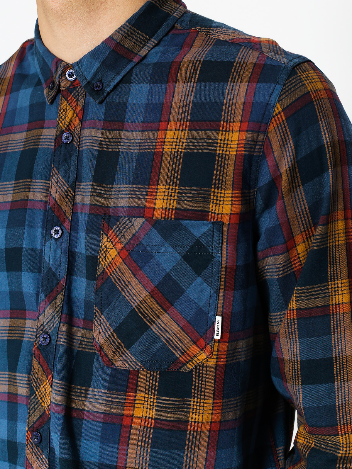 Košile Element Buffalo Ls (eclipse navy)