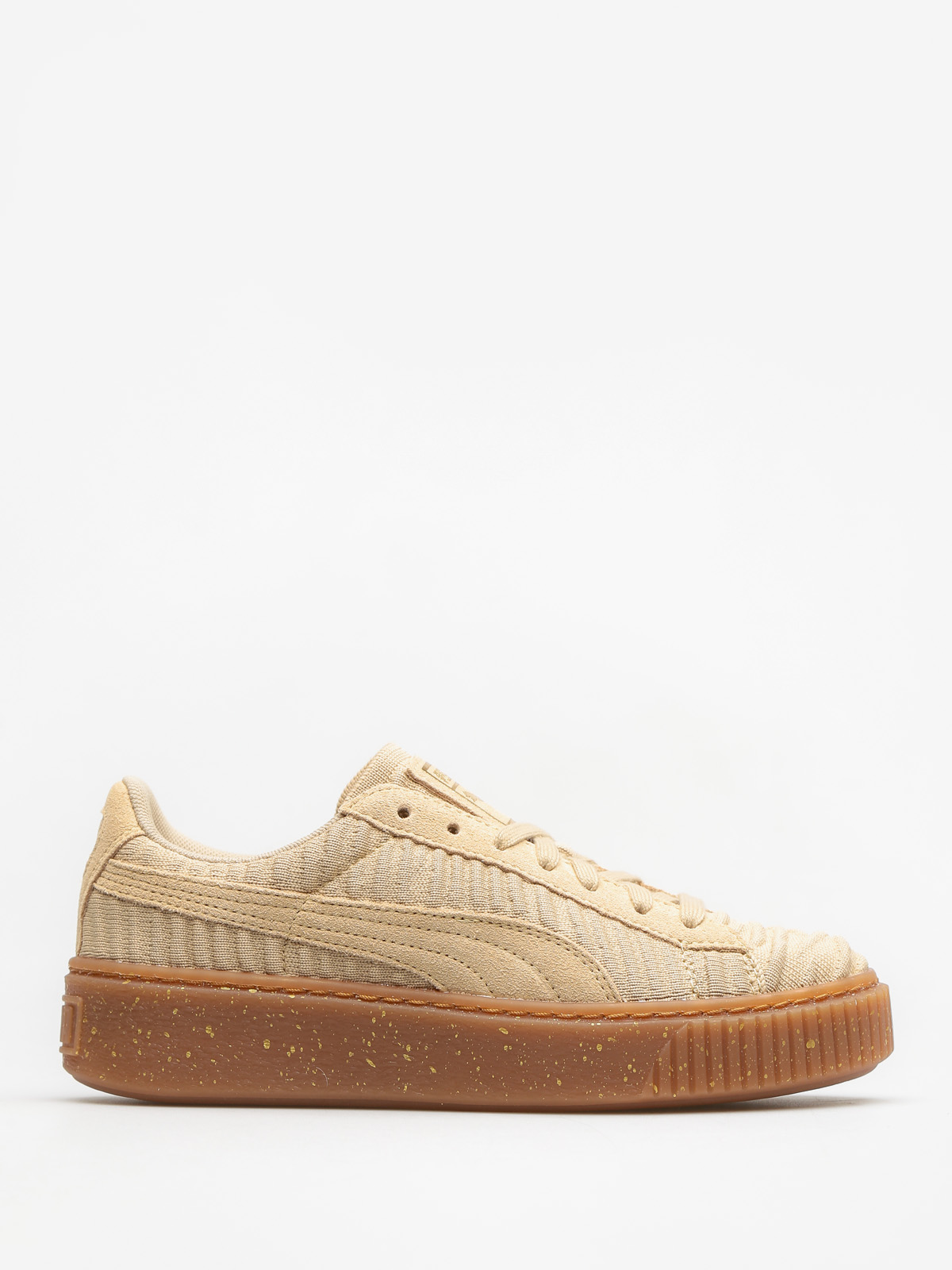 Boty Puma Basket Platform Ow Wn S Wmn (safari/safari/whisper white)