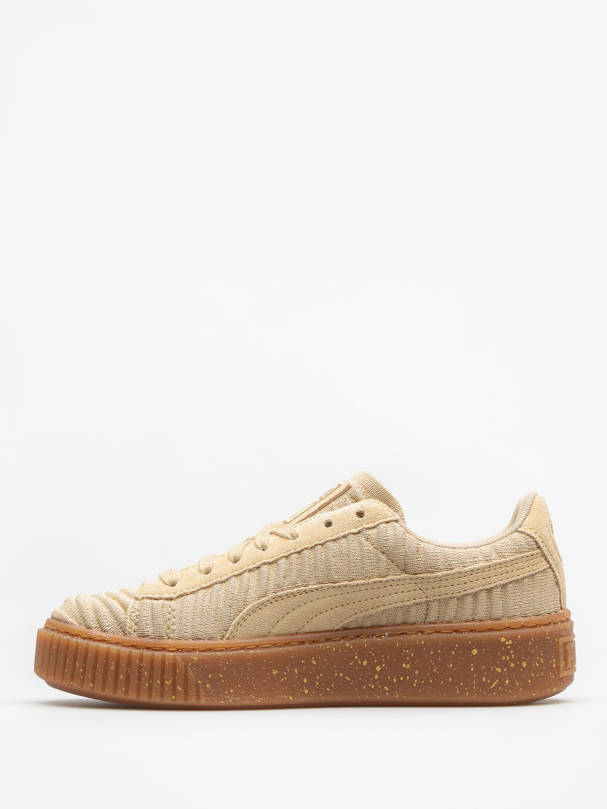 Boty Puma Basket Platform Ow Wn S Wmn (safari/safari/whisper white)