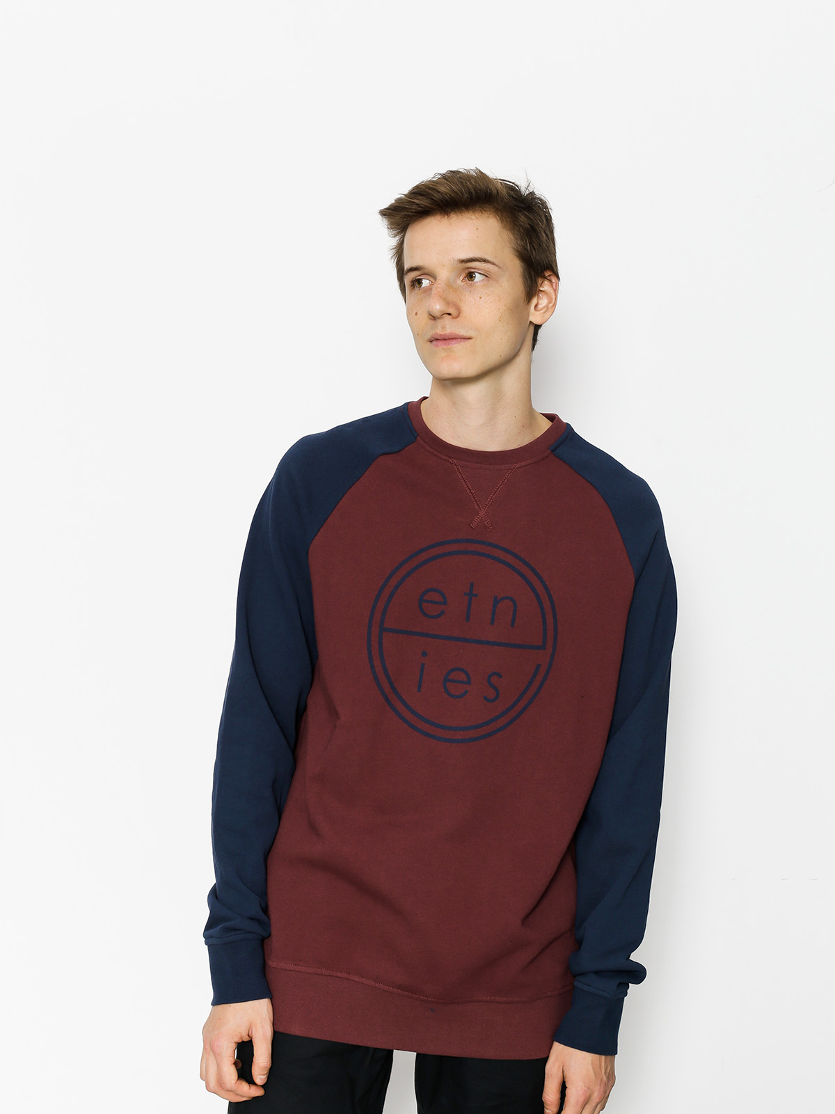 Mikina Etnies Sano Crew (burgundy)