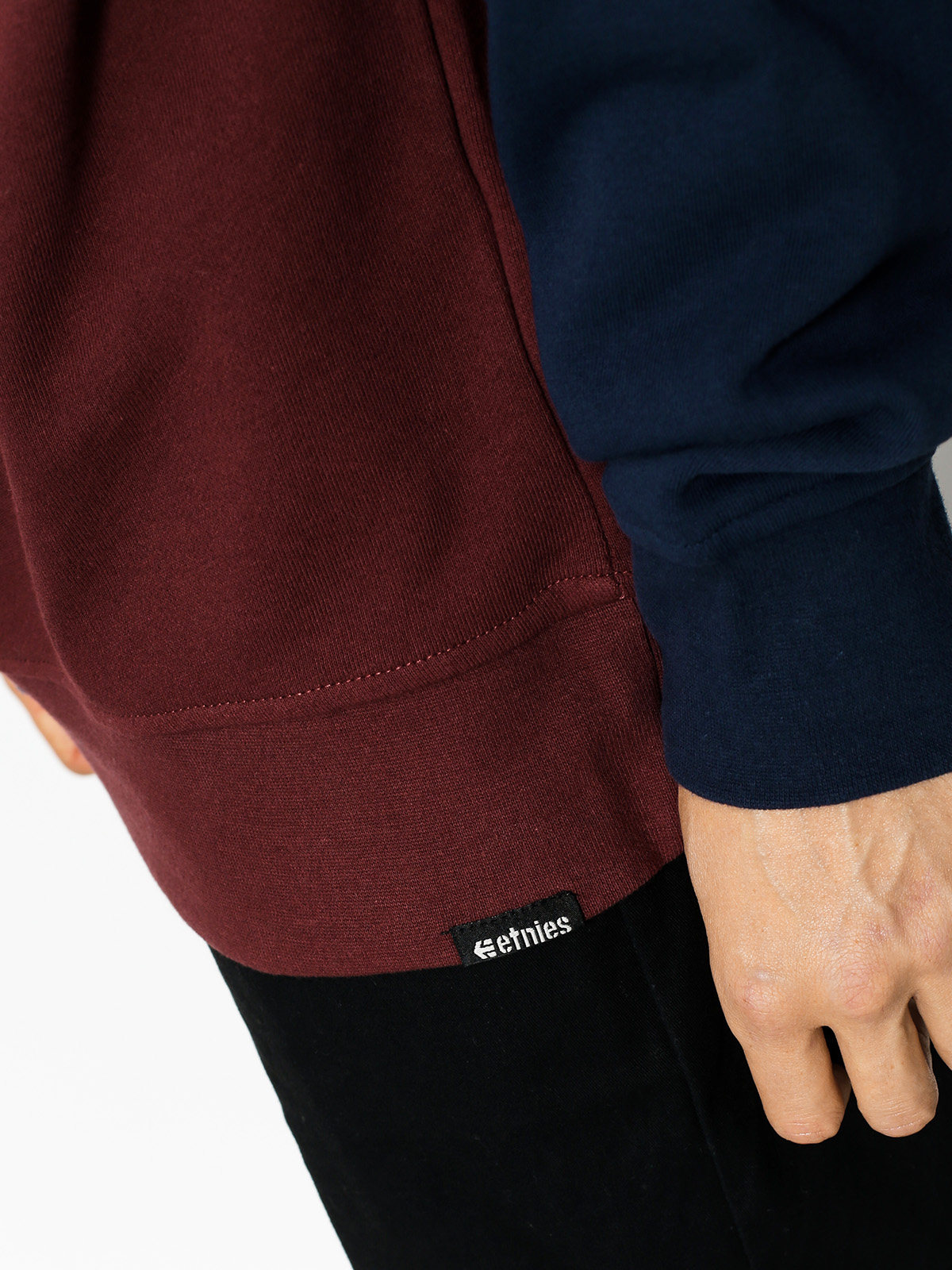 Mikina Etnies Sano Crew (burgundy)