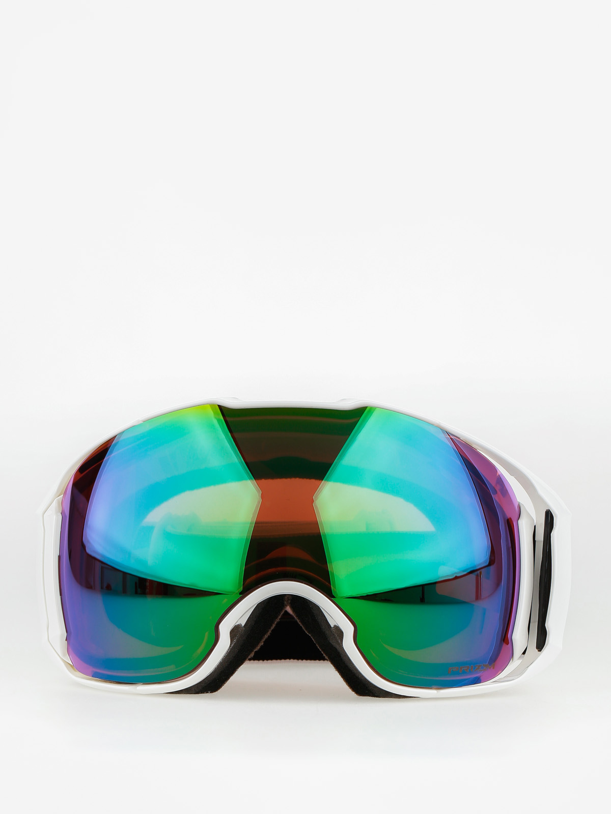Oakley Brýle na snowboard Airbrake XL (polished white/prizm jade iridium & prizm sapphire iridium)