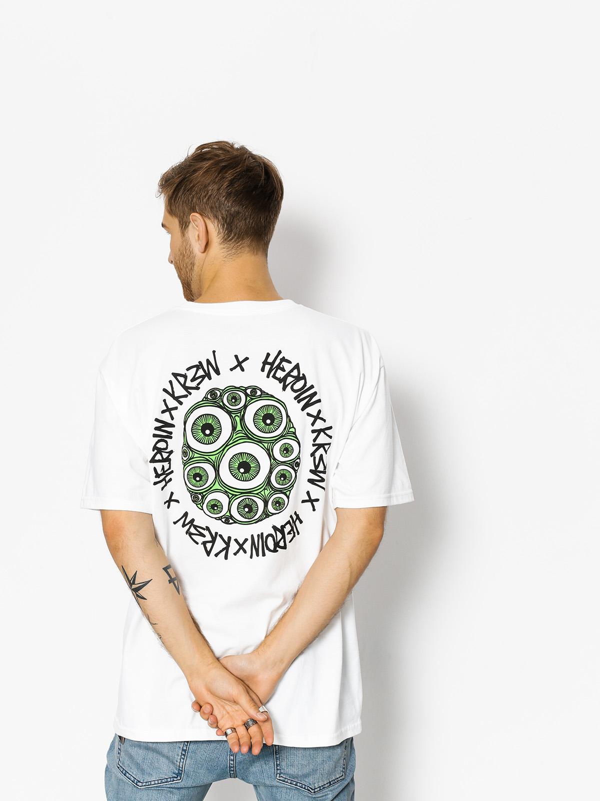 Kr3w Tričko Heroin X Kr3W (white)