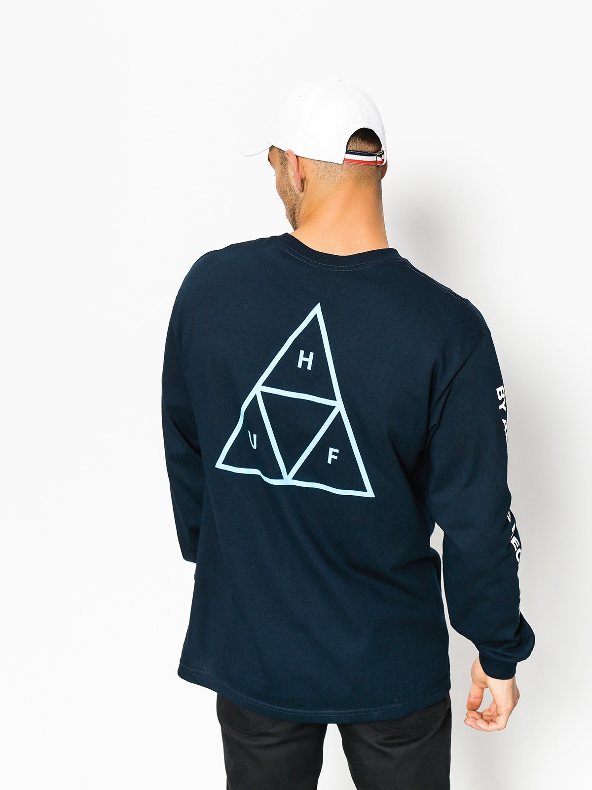 Triko HUF Multi Triple Triangle (navy)