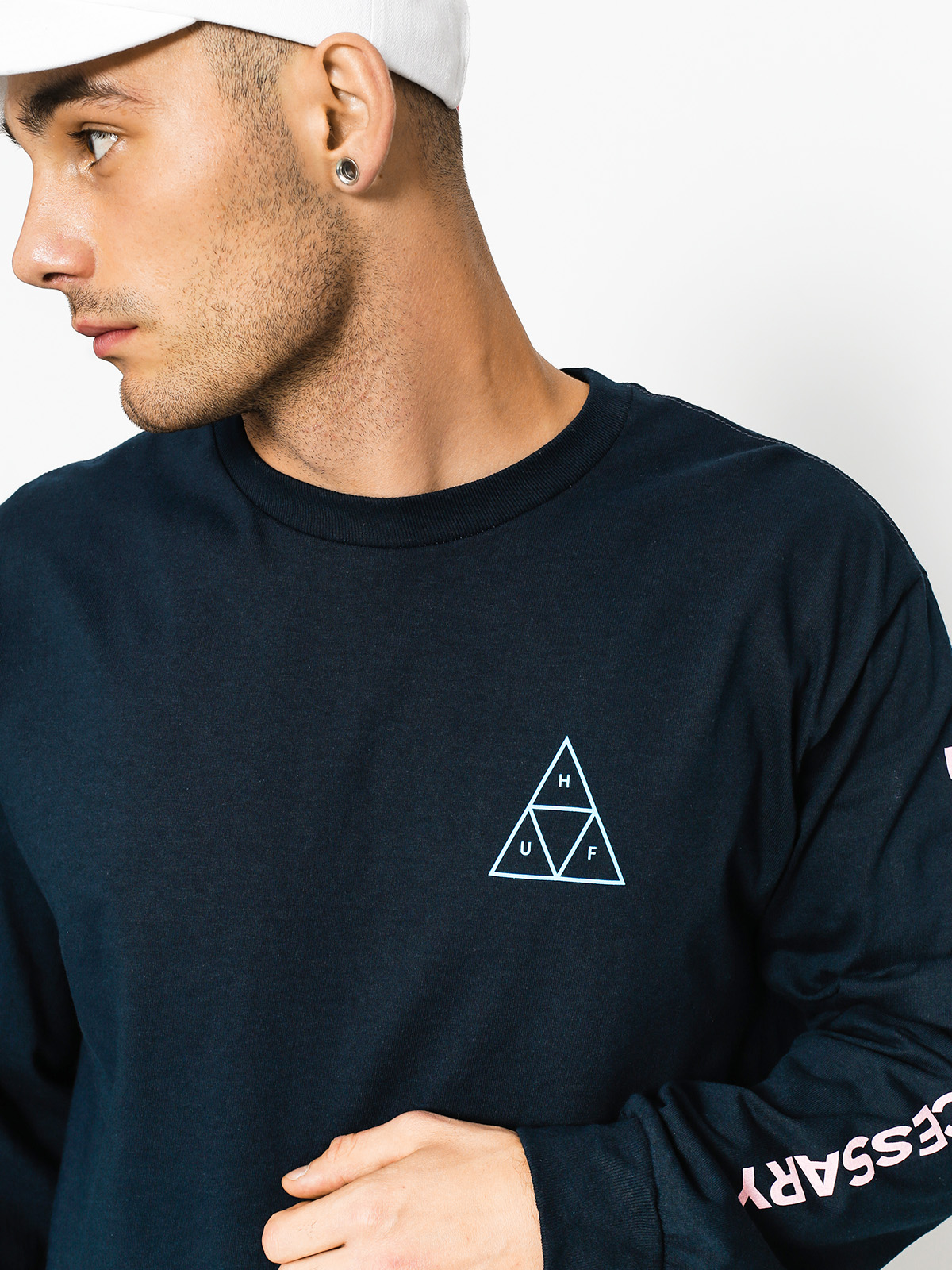 Triko HUF Multi Triple Triangle (navy)