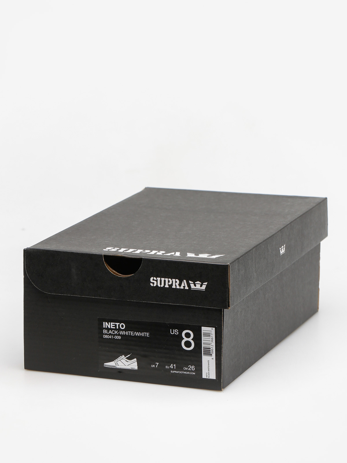 Boty Supra Ineto (black white/white)