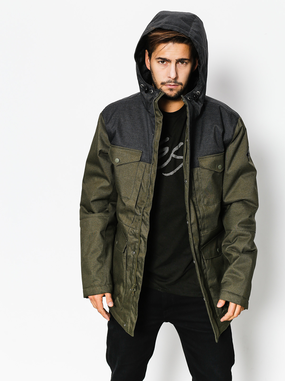 Bunda Vans Woodmoor (grape leaf/black)