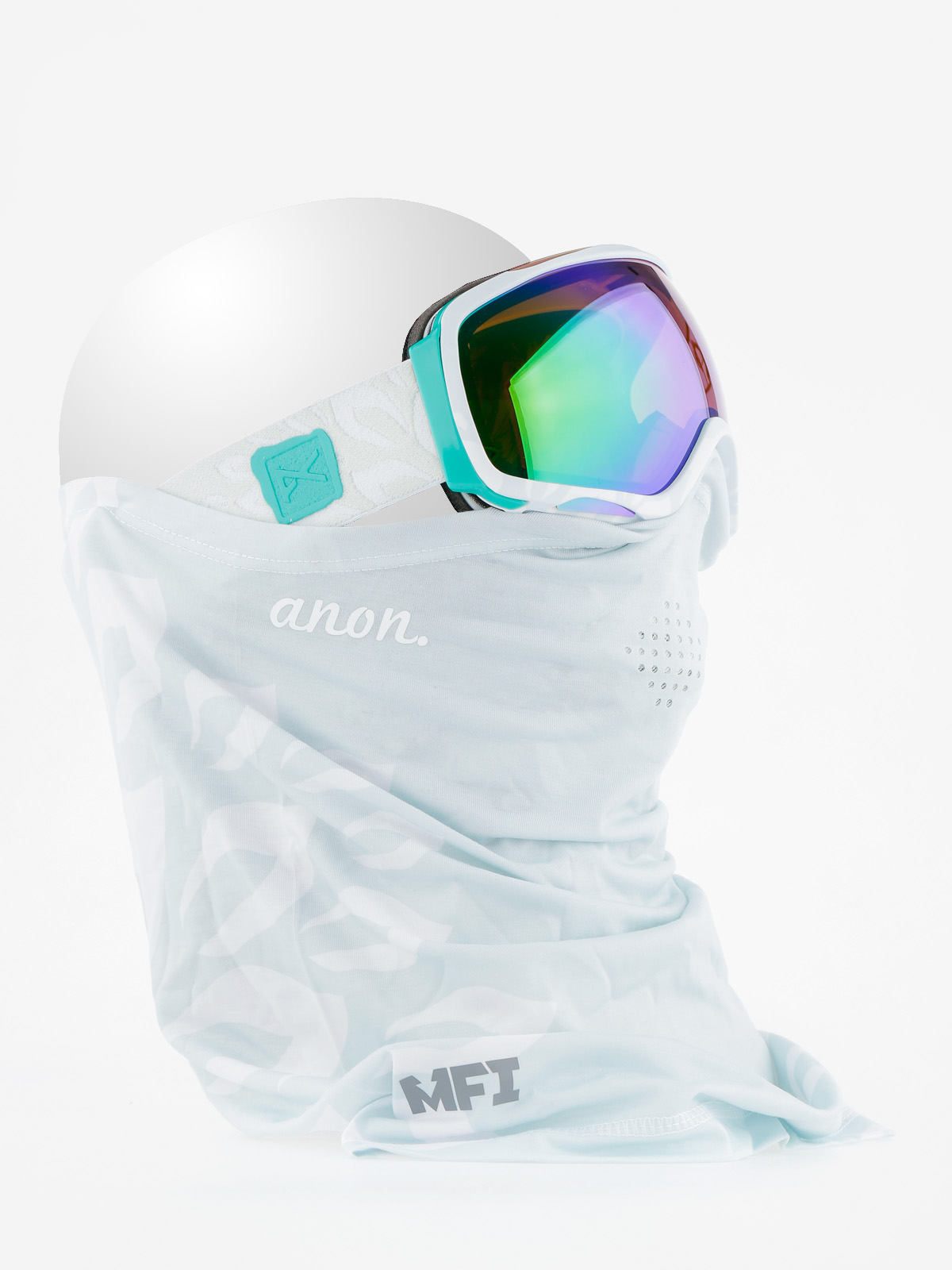 Brýle na snowboard Anon Tempest Mfi Wmn (empress wht/grn slx)