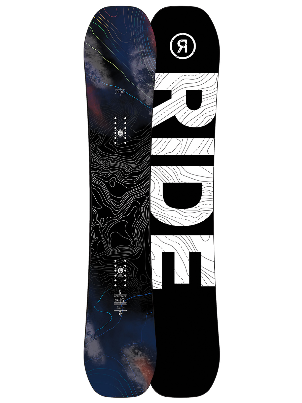 Pánská Snowboard Ride Berzerker Wide (black/white)