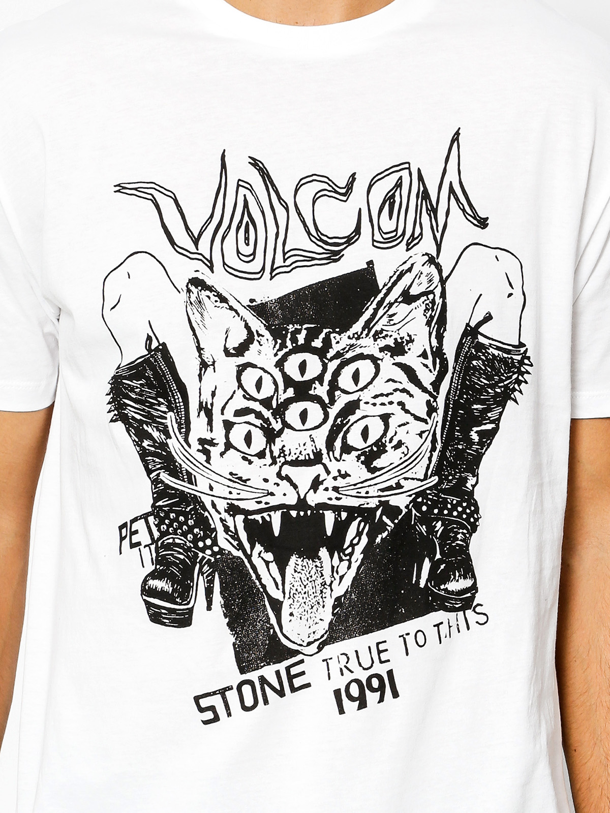 Tričko Volcom Petit Lw (wht)
