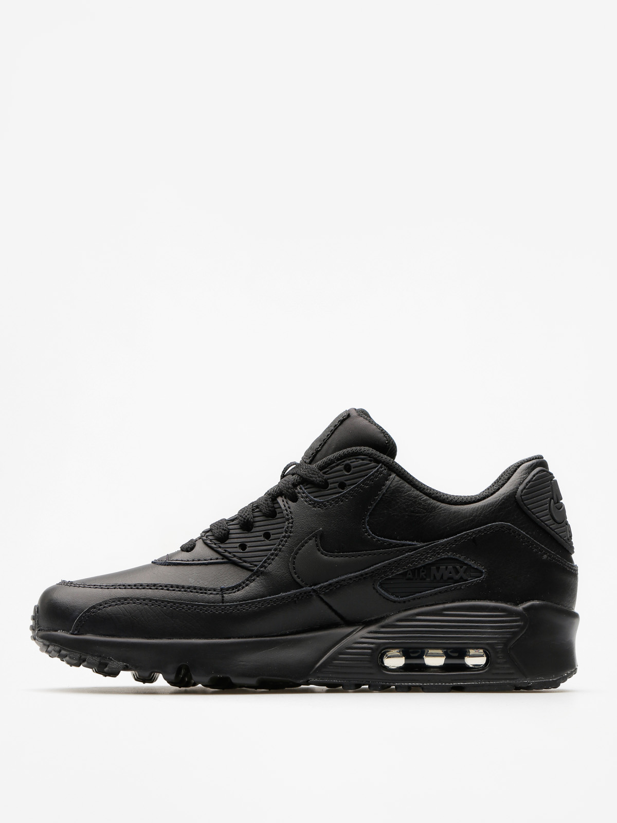Dětské boty Nike Air Max 90 Leather Gs (black/black)