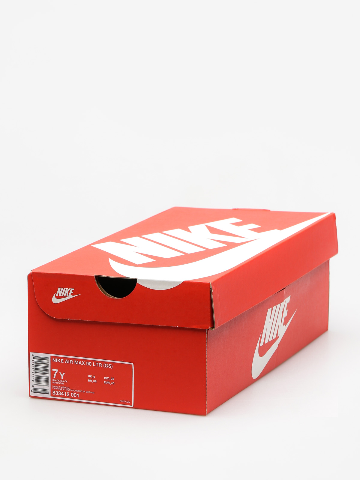 Dětské boty Nike Air Max 90 Leather Gs (black/black)