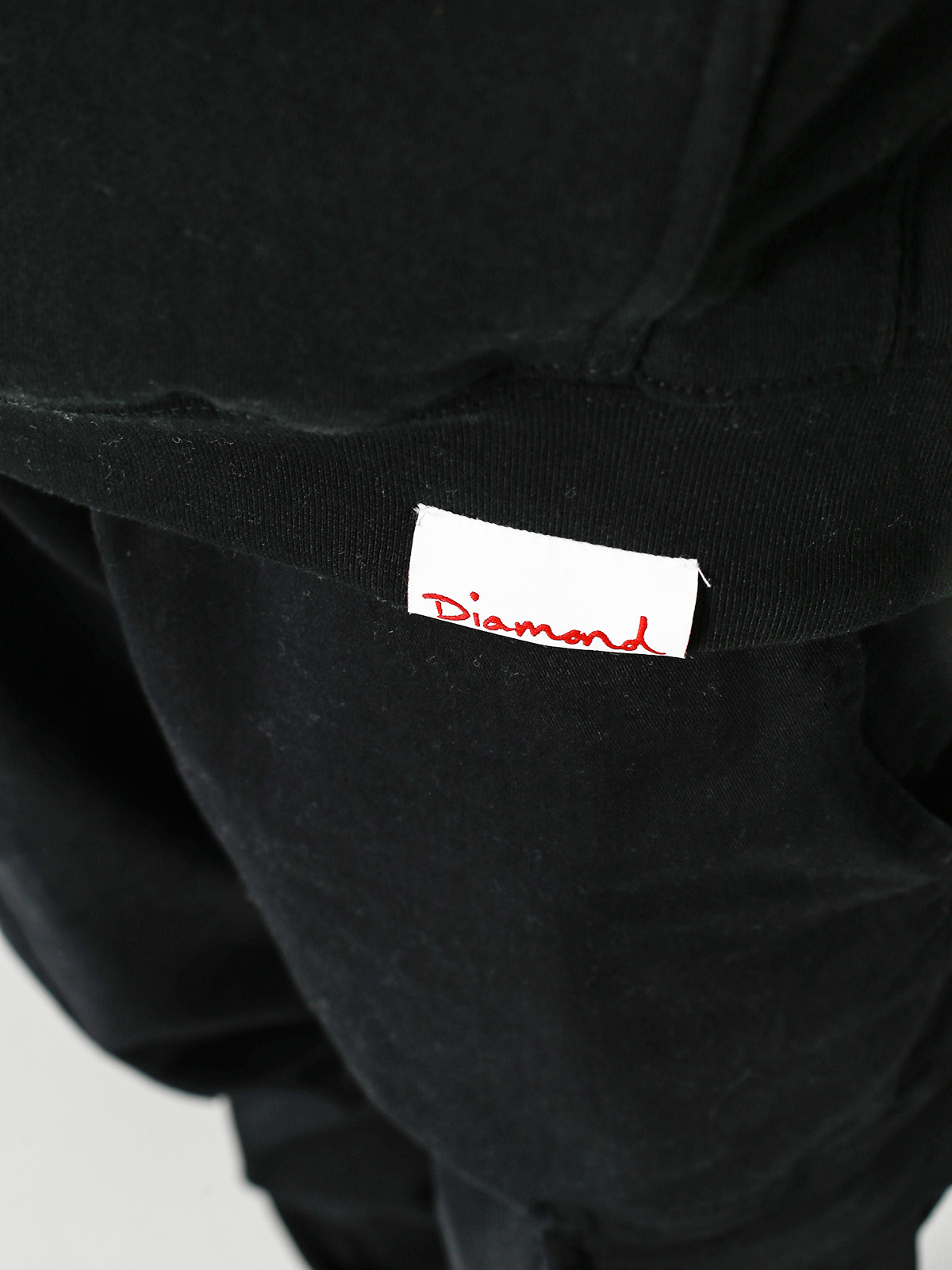 Mikina s kapucí Diamond Supply Co. Brilliant Script HD (black)