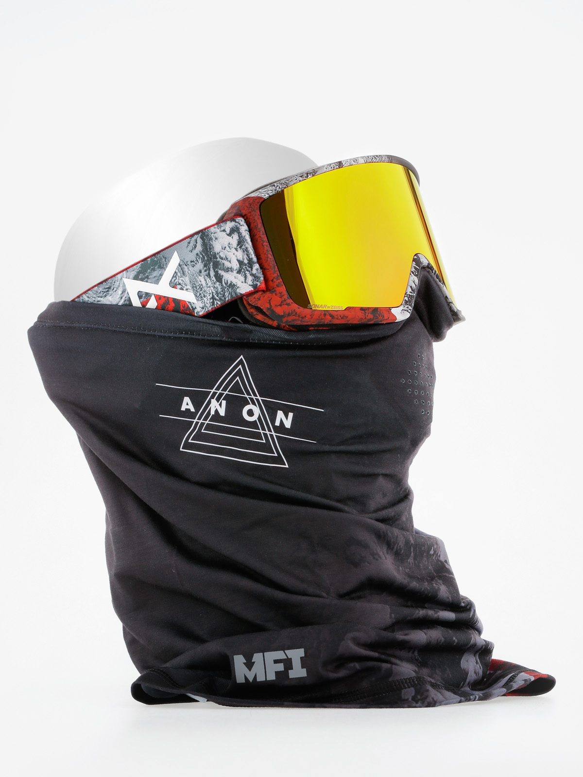 Brýle na snowboard Anon M3 Mfi (redplanet/sonarred)