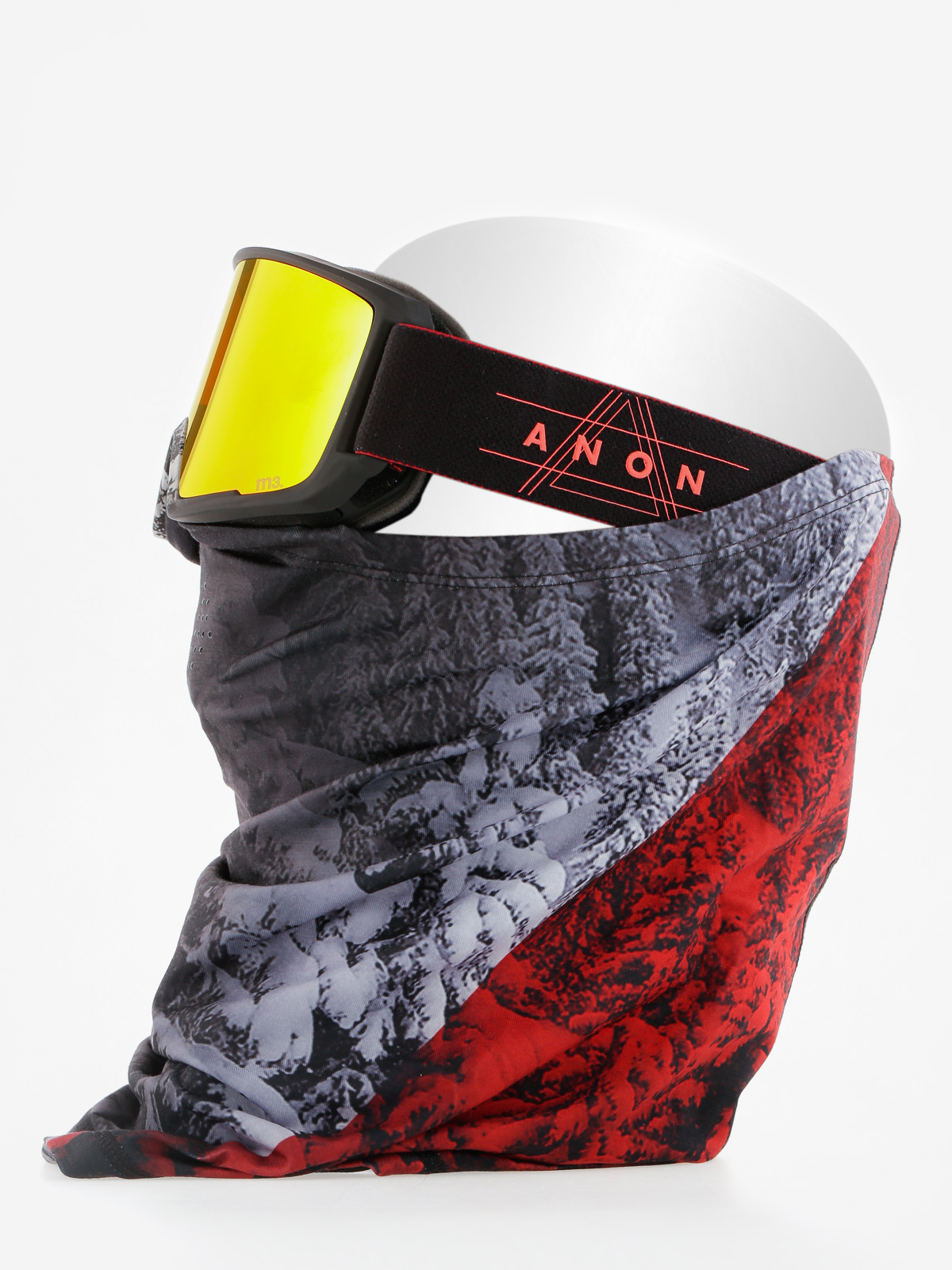 Brýle na snowboard Anon M3 Mfi (redplanet/sonarred)