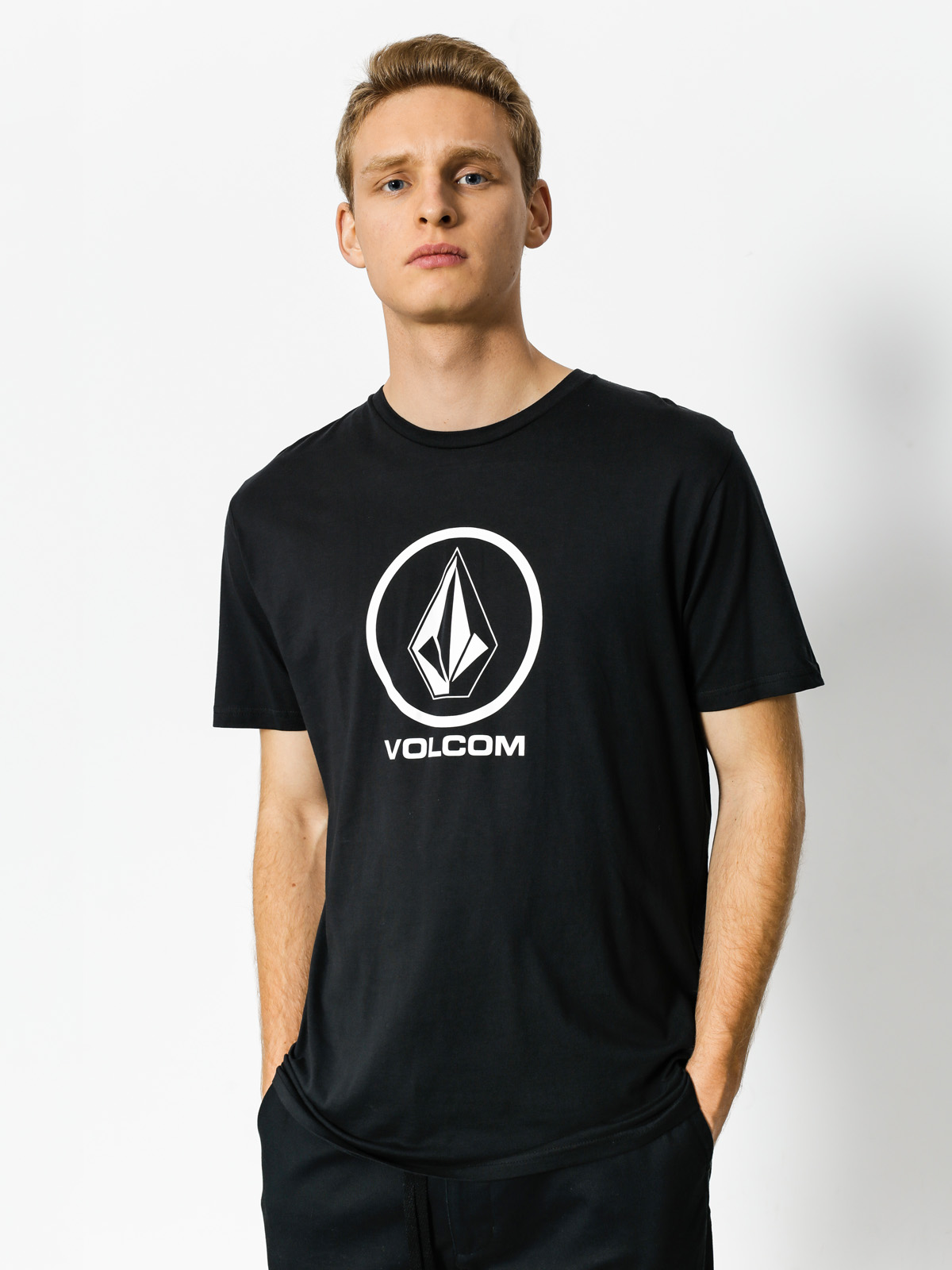 Tričko Volcom Circle Stone Bsc (blk)