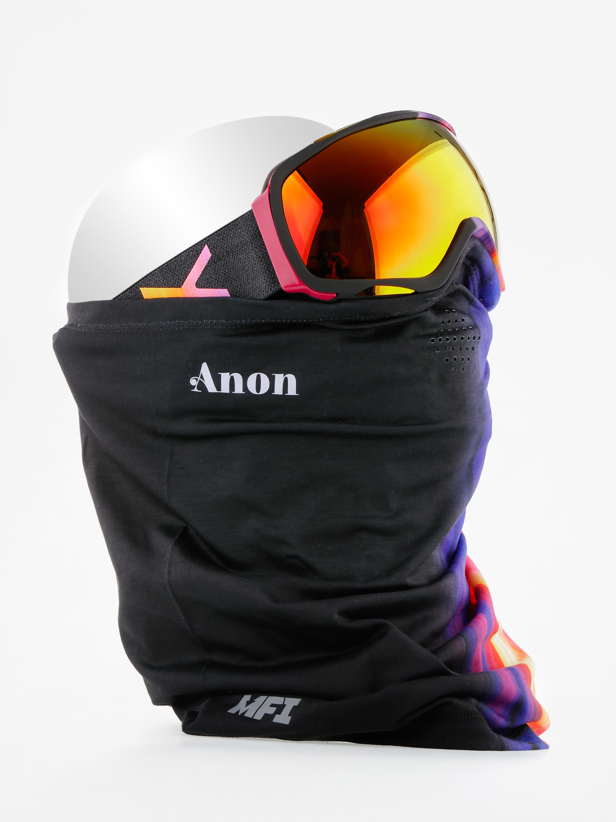 Brýle na snowboard Anon Tempest Mfi Wmn (aura black/rd solex)