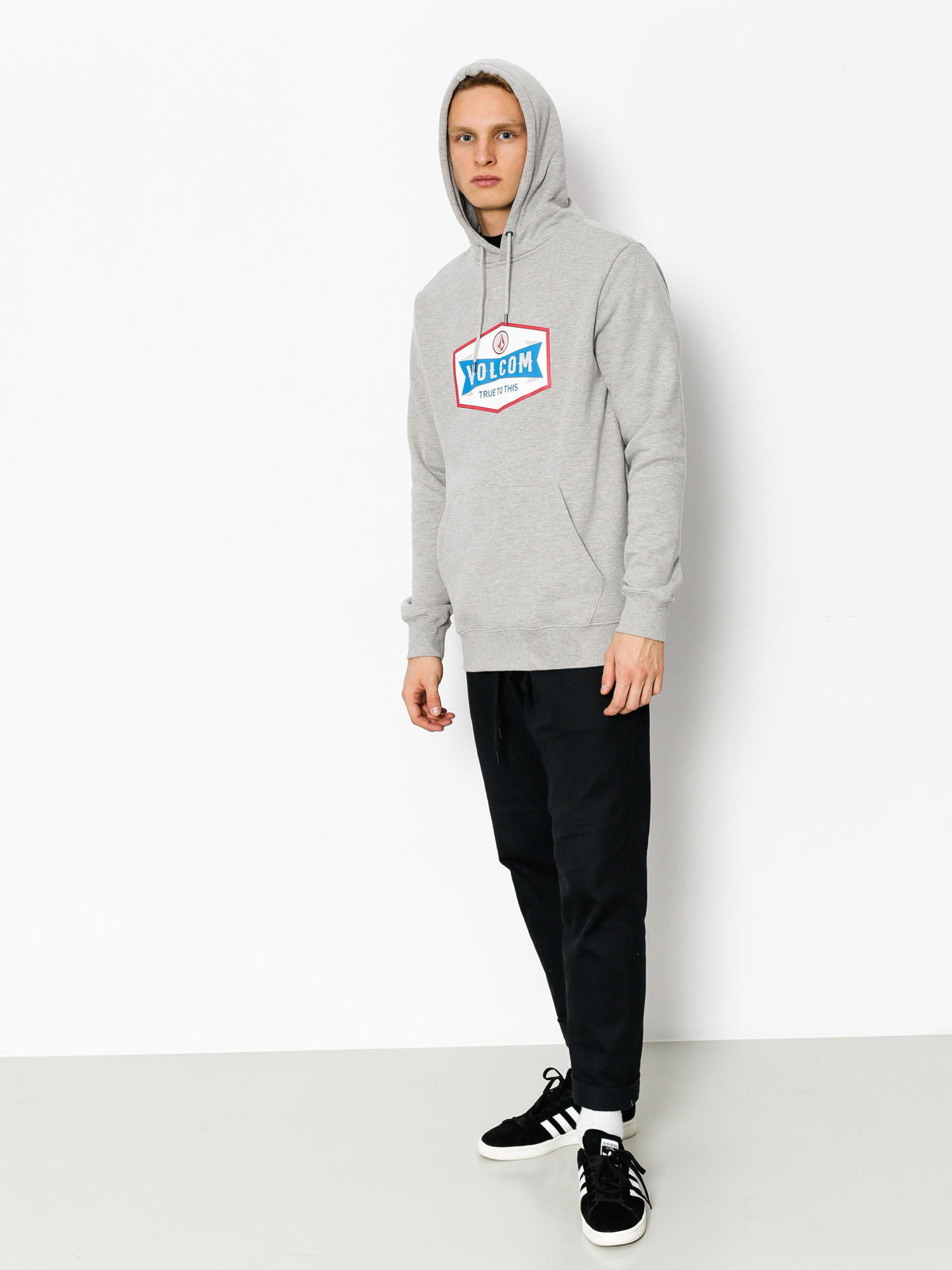 Mikina s kapucí Volcom Supply Stone HD (hgr)