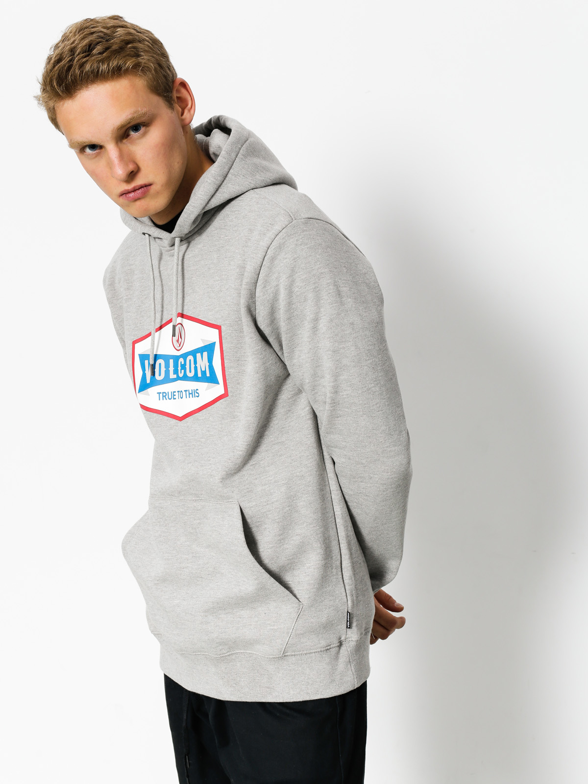 Mikina s kapucí Volcom Supply Stone HD (hgr)