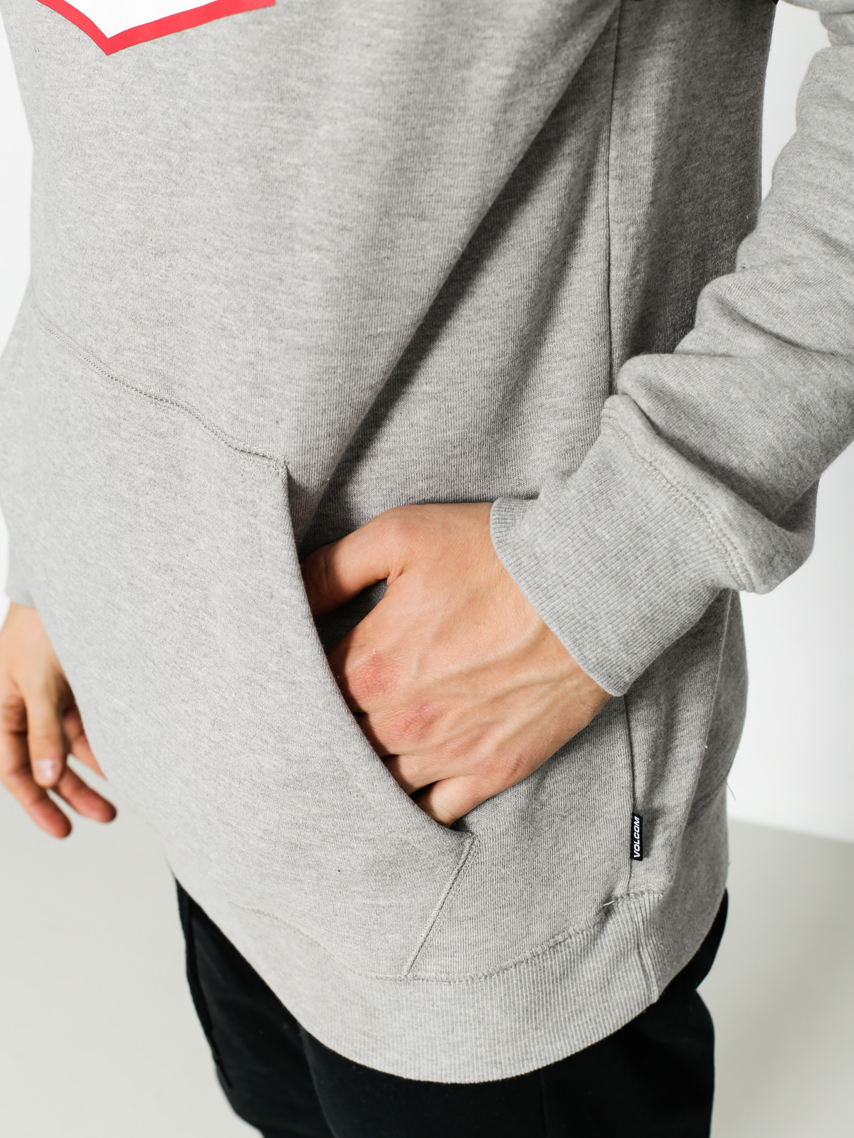 Mikina s kapucí Volcom Supply Stone HD (hgr)