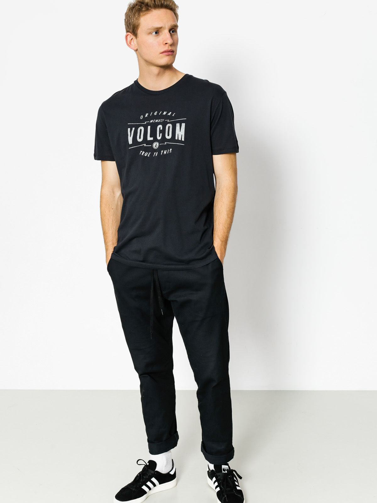 Tričko Volcom Garage Club Lw (blk)
