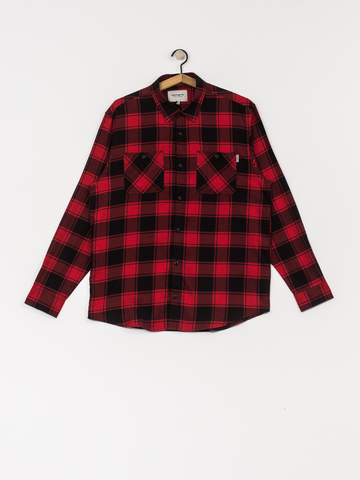 Košile Carhartt Josh Ls (blast red)