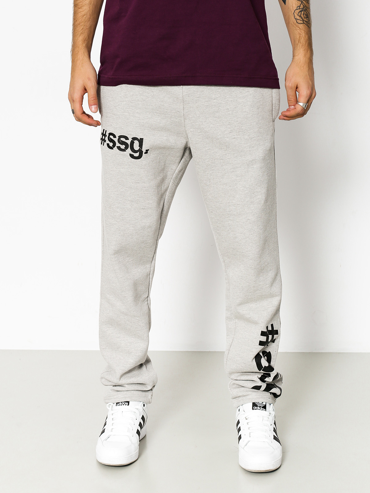 Kalhoty SSG Jogger Front Ssg (light grey)