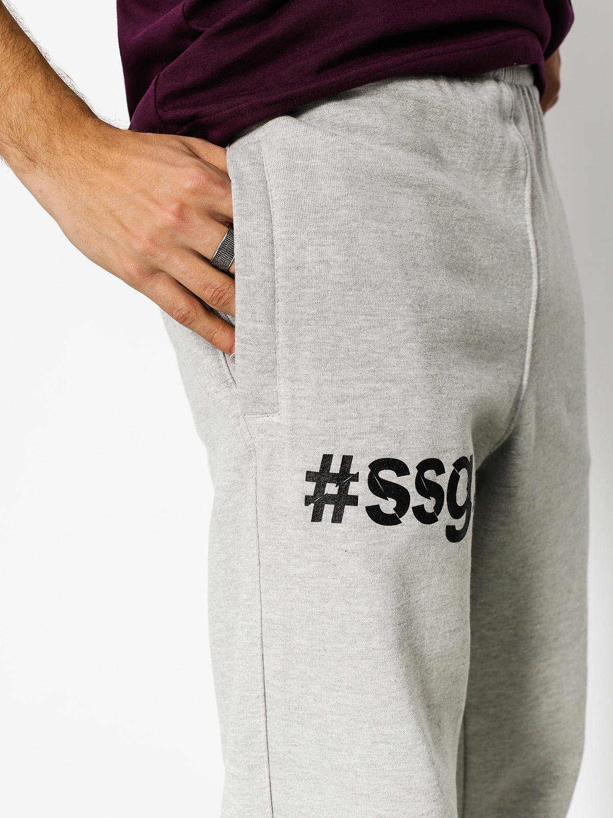 Kalhoty SSG Jogger Front Ssg (light grey)