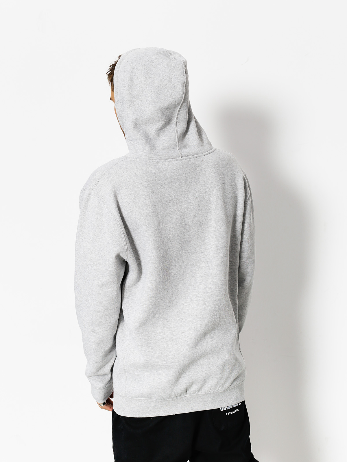 Mikina s kapucí Diamond Supply Co. Futura Sign HD (heather grey)