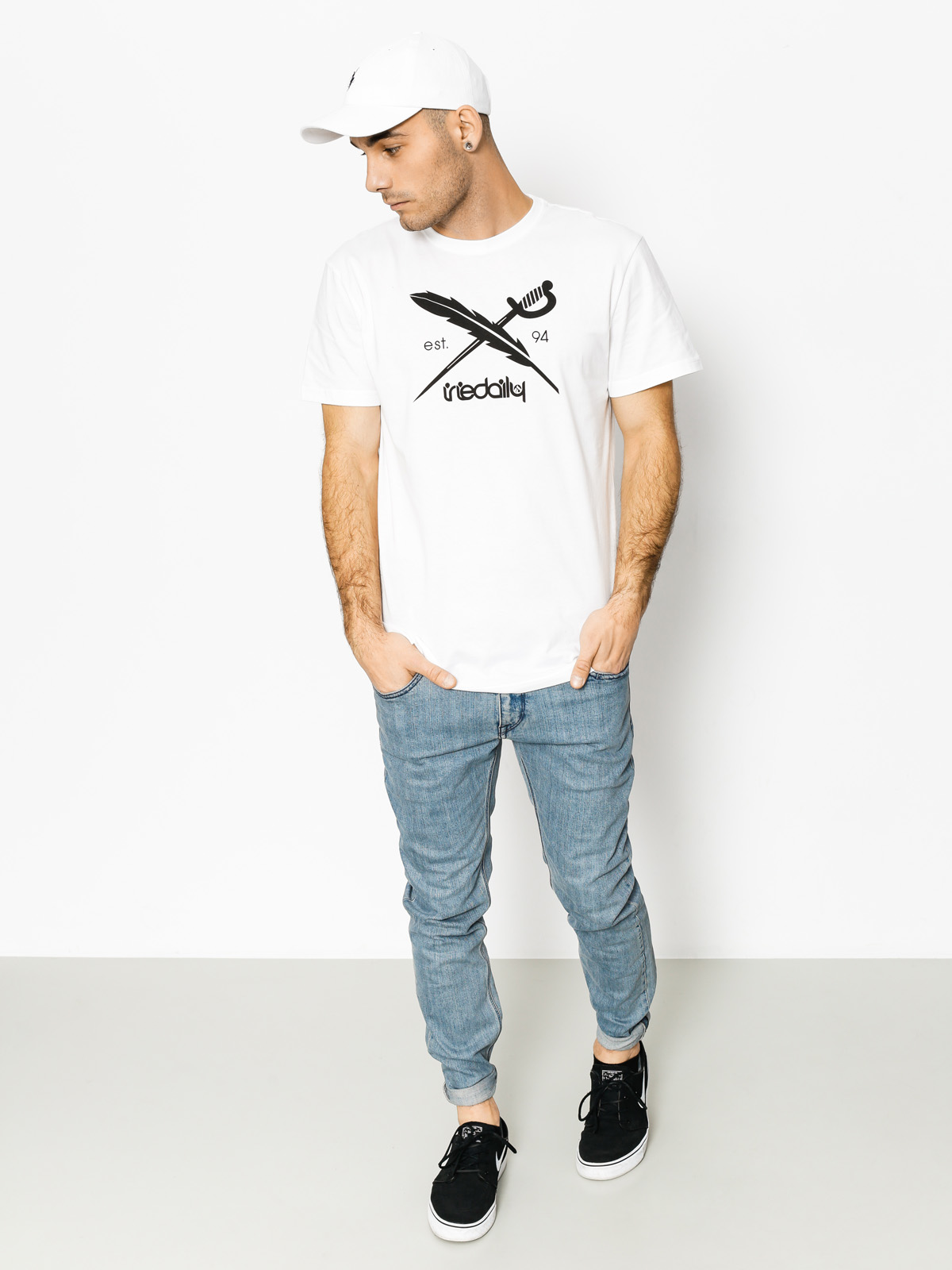 Iriedaily Tričko Daily Flag (white)