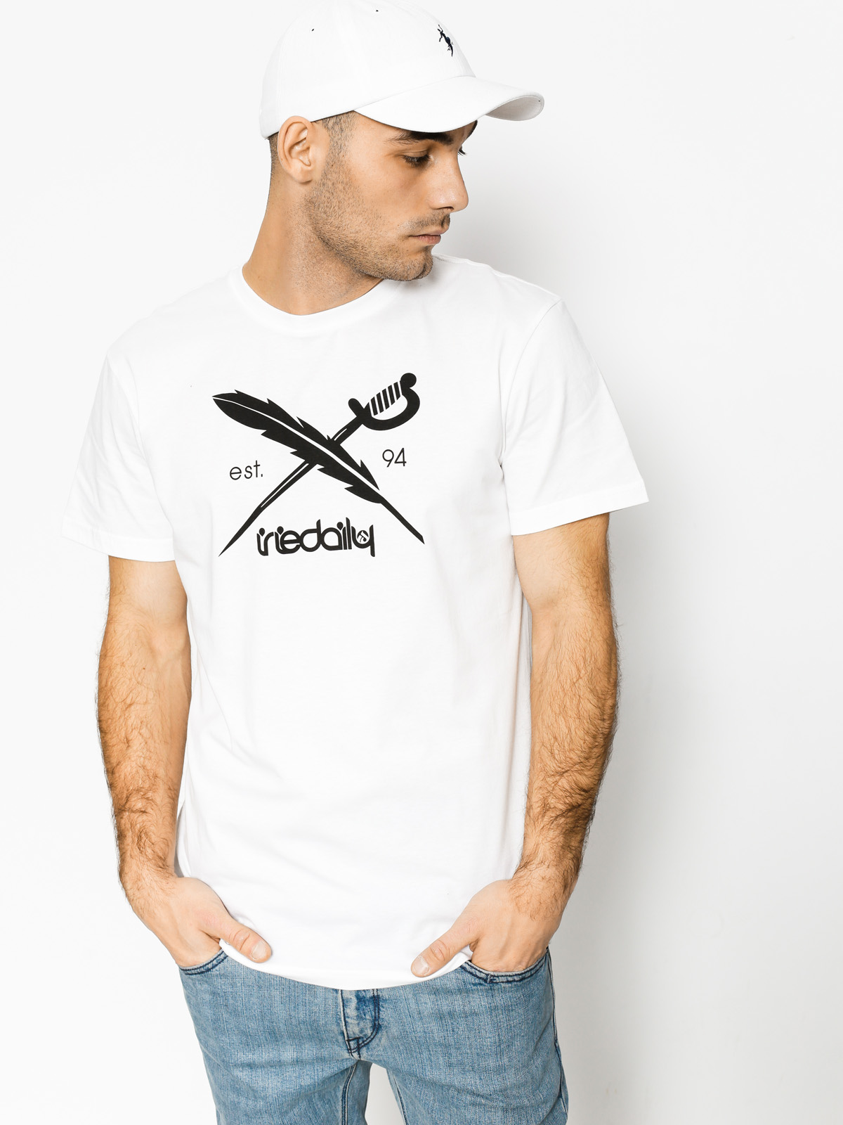 Iriedaily Tričko Daily Flag (white)