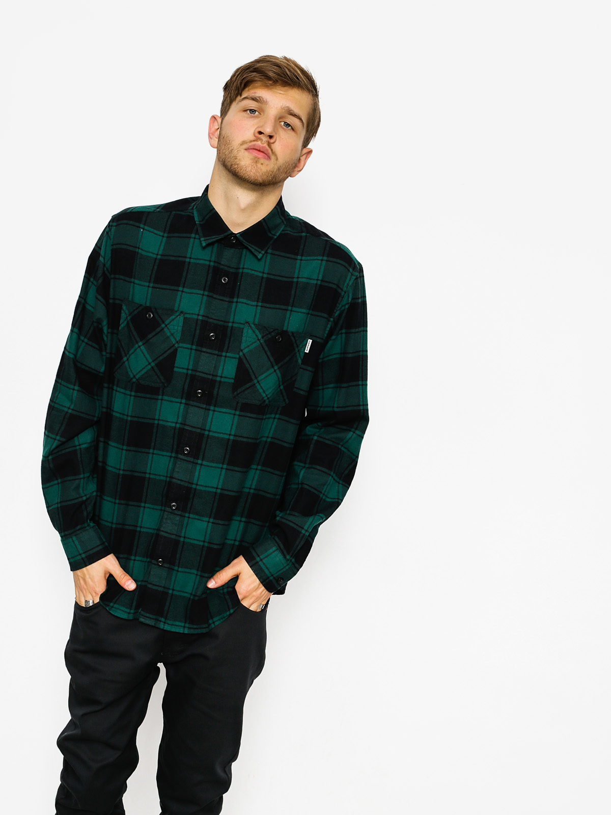 Košile Carhartt Josh Ls (hedge)