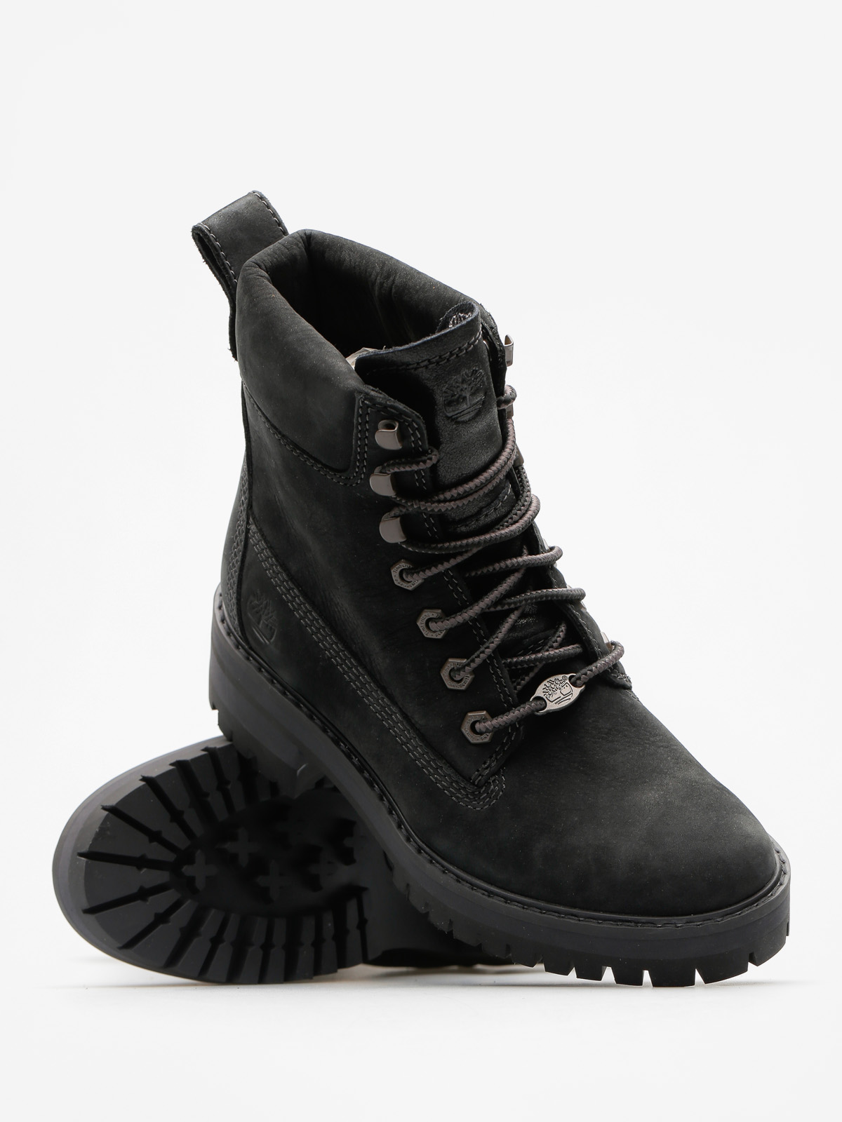 Boty Timberland Courmayeur Valley Yboot Wmn (black nubuck)