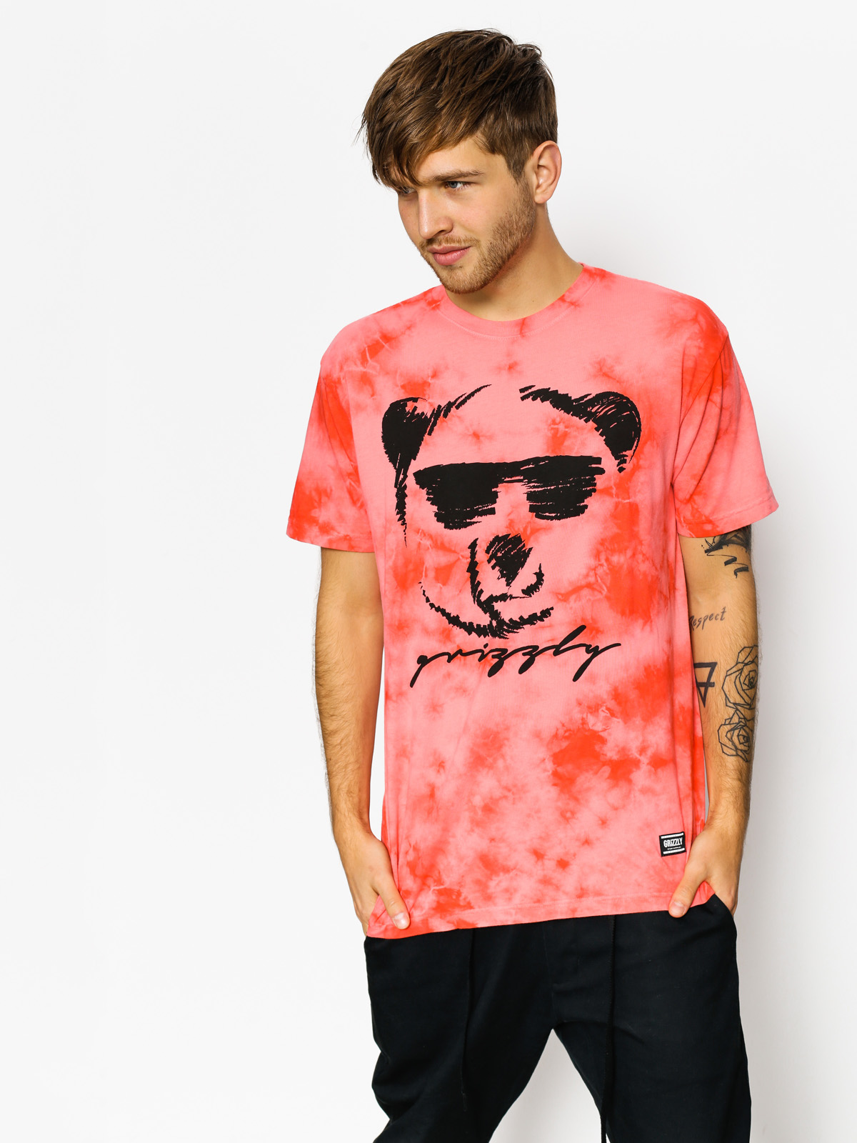 Tričko Grizzly Griptape Coolin (red)