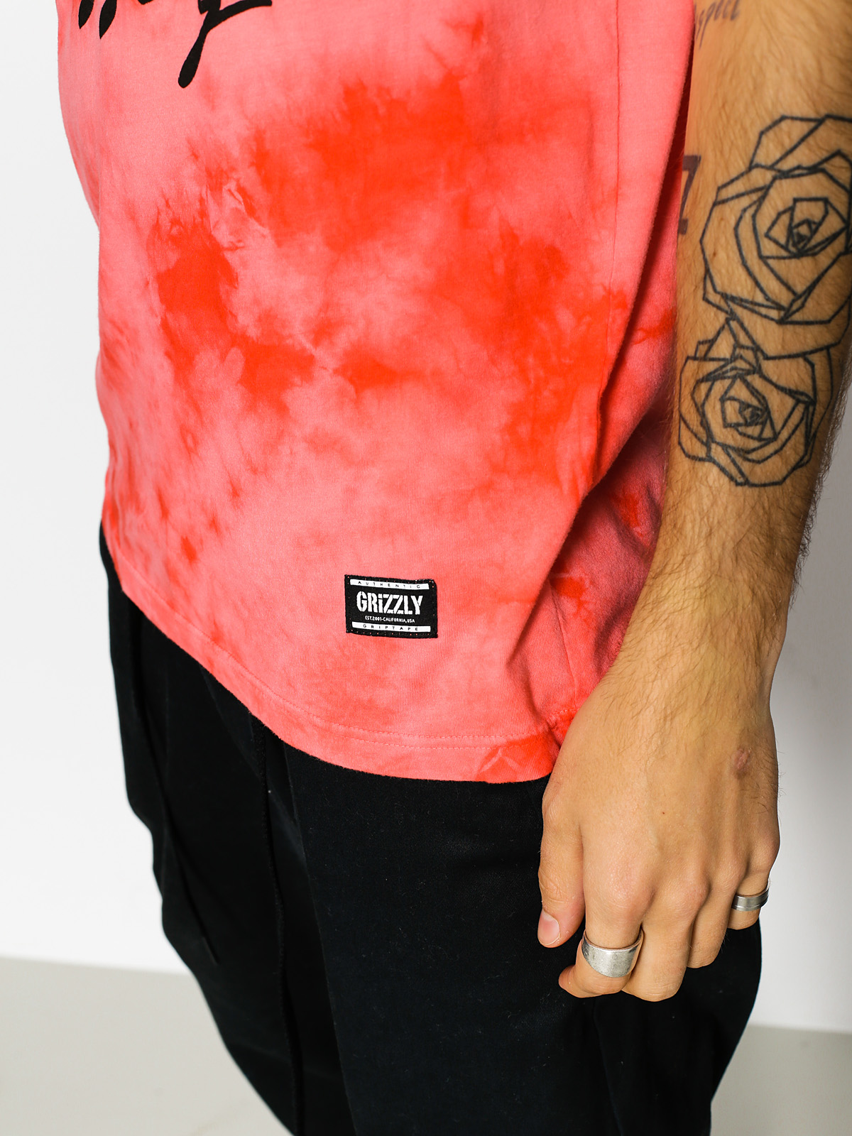 Tričko Grizzly Griptape Coolin (red)