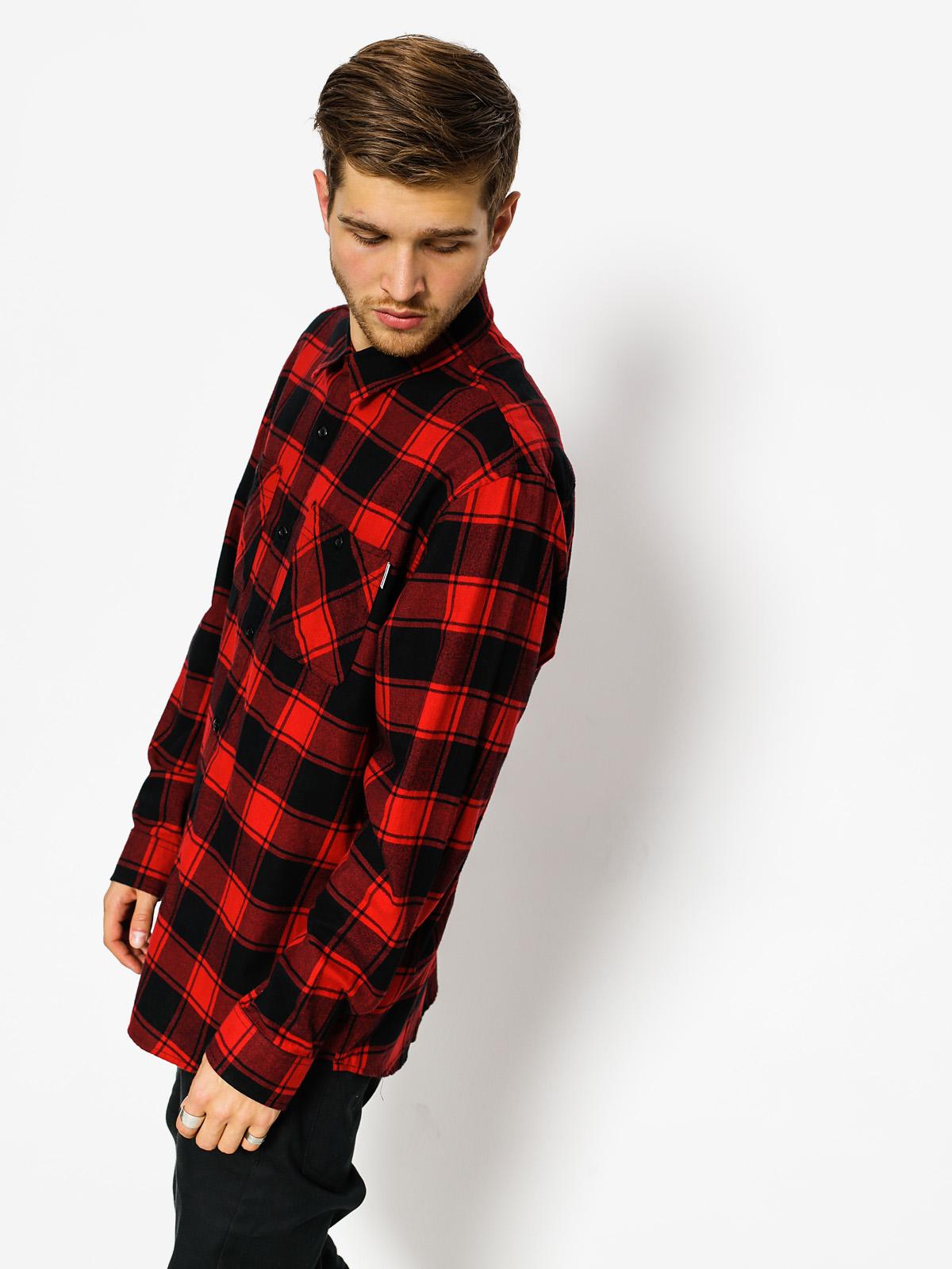 Košile Carhartt Josh Ls (blast red)