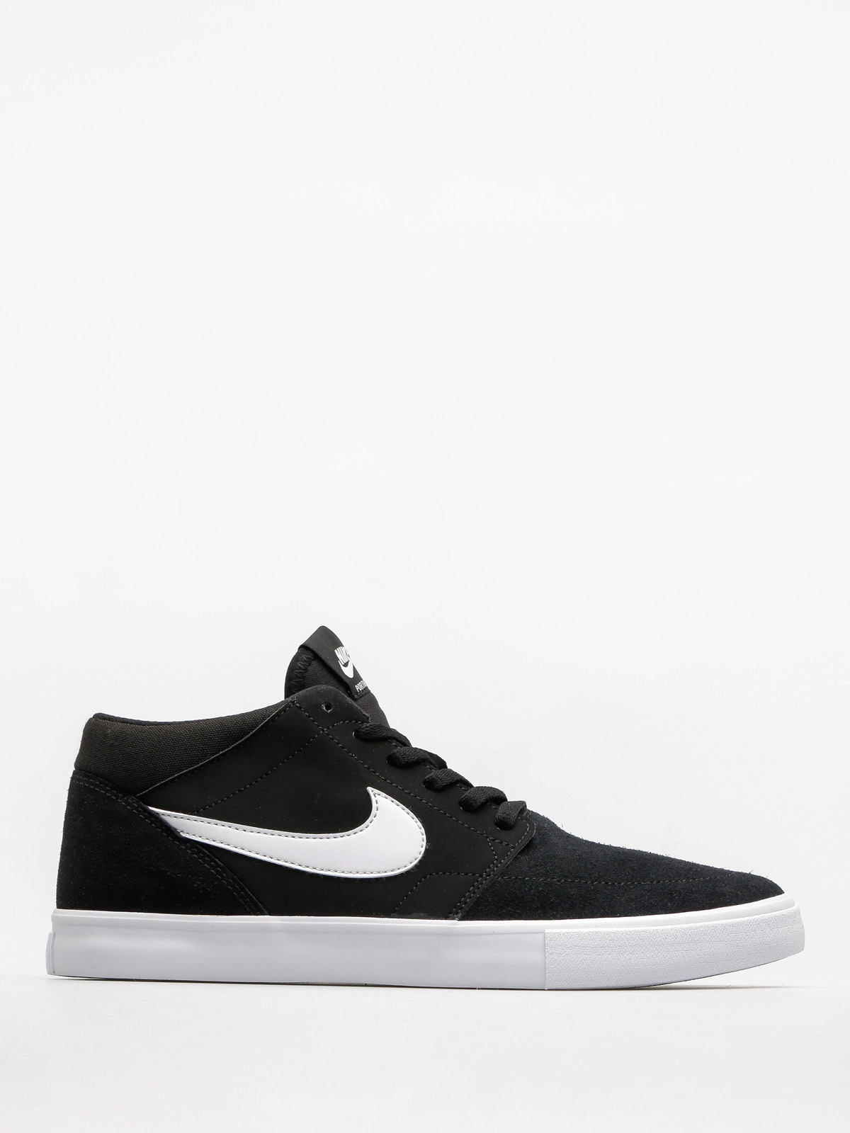 Nike SB Boty Solarsoft Portmore II Mid (black/white)